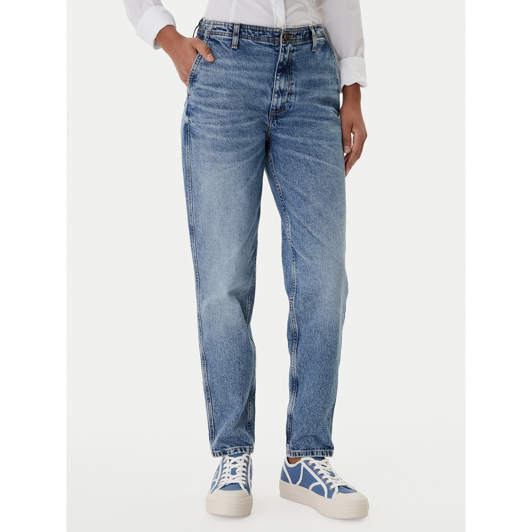 Guess Jeans Jeansy W6RA1I D5M4M Niebieski Regular Fit