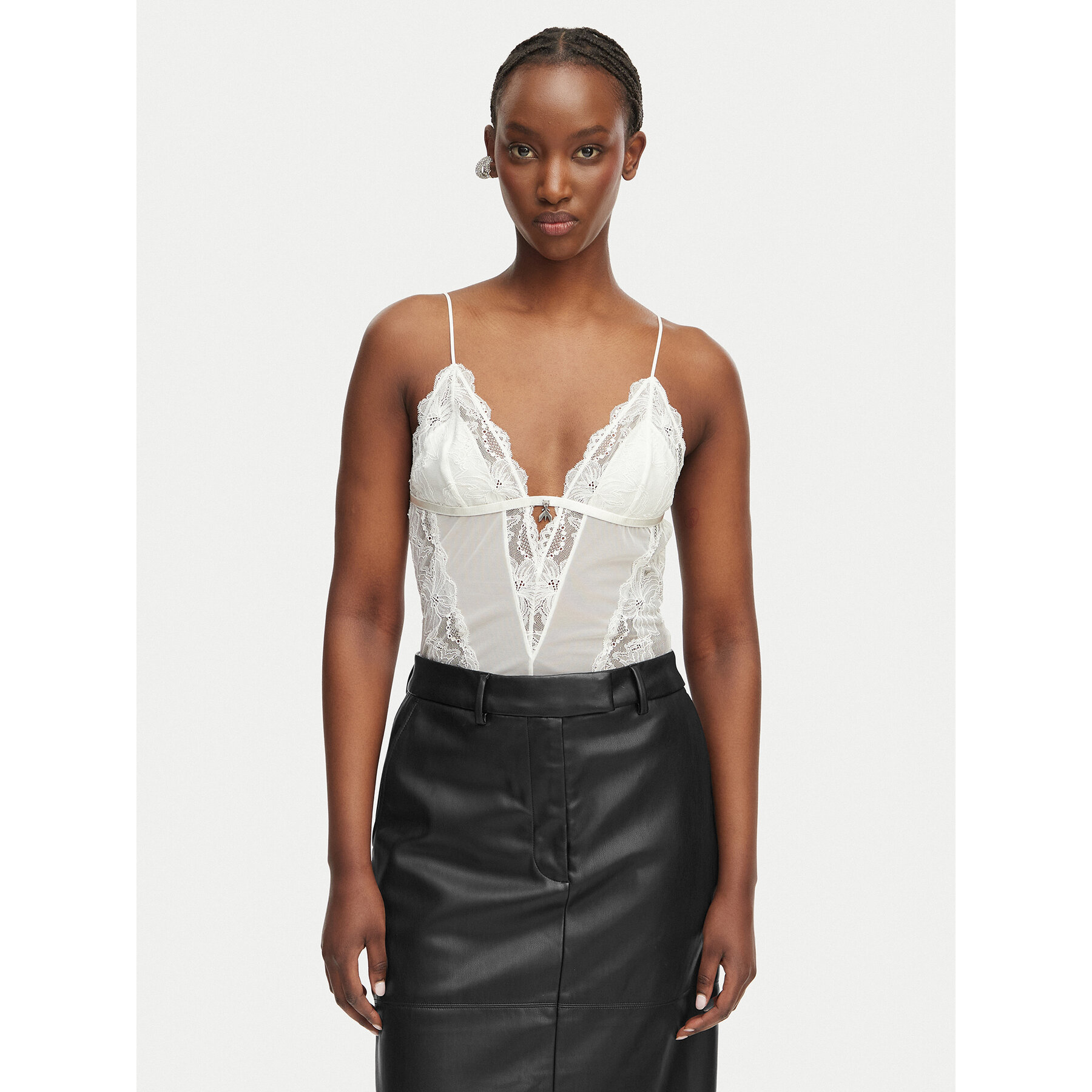 Patrizia Pepe Body 2I0143/A602-W146 Biały