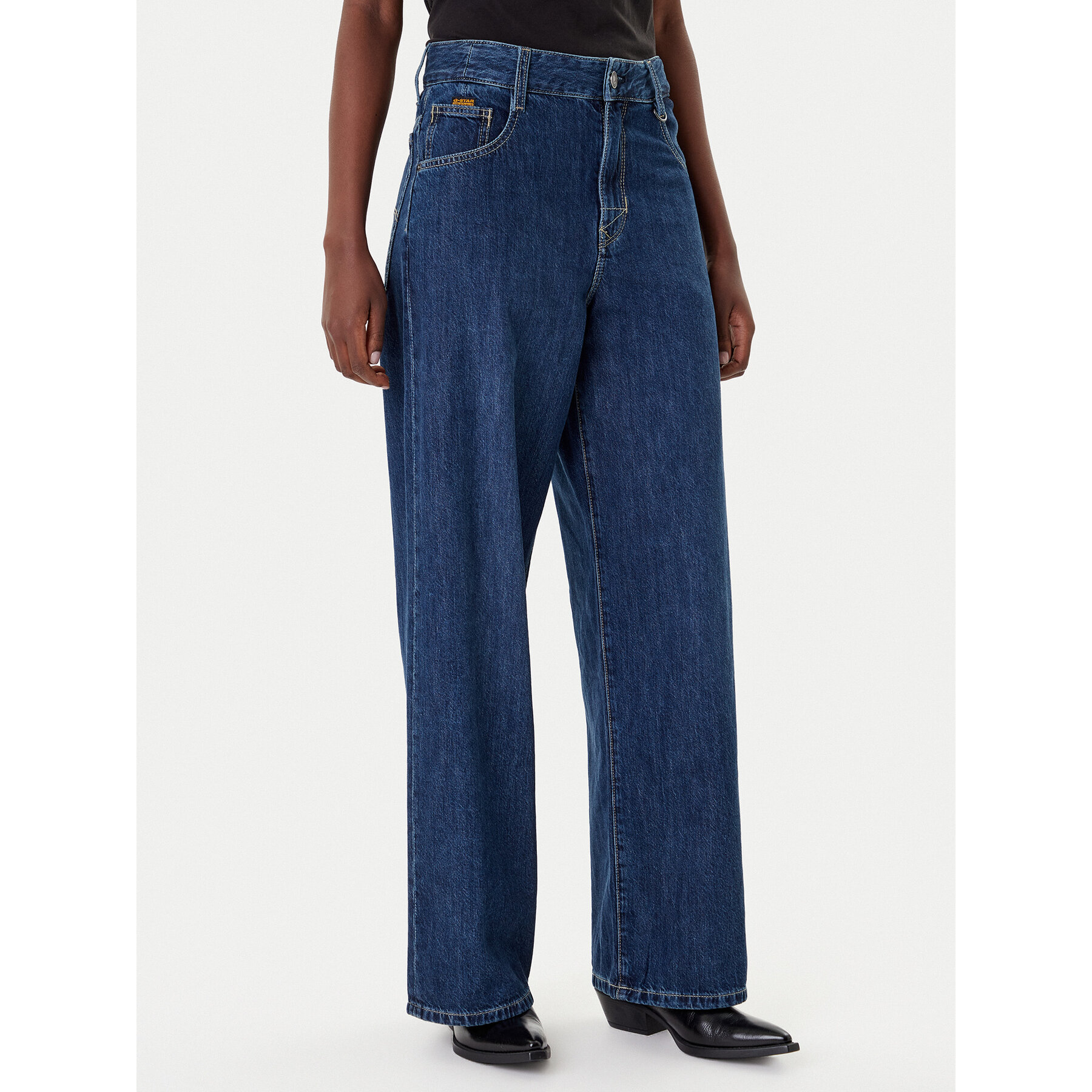 G-Star Raw Jeansy Skater D25286-D536 Granatowy Loose Fit