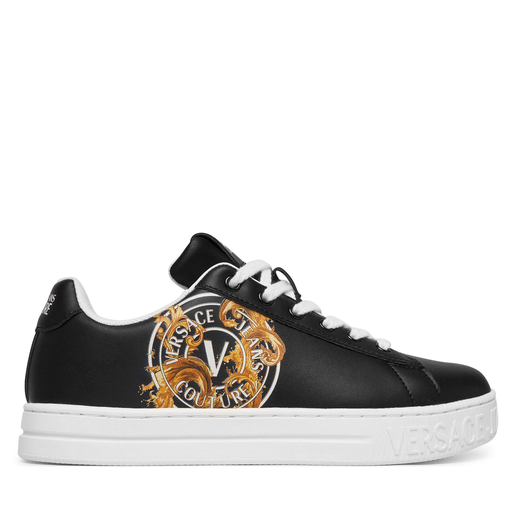 Versace Jeans Couture Sneakersy 80VA3SK3 ZPB73 899 Czarny