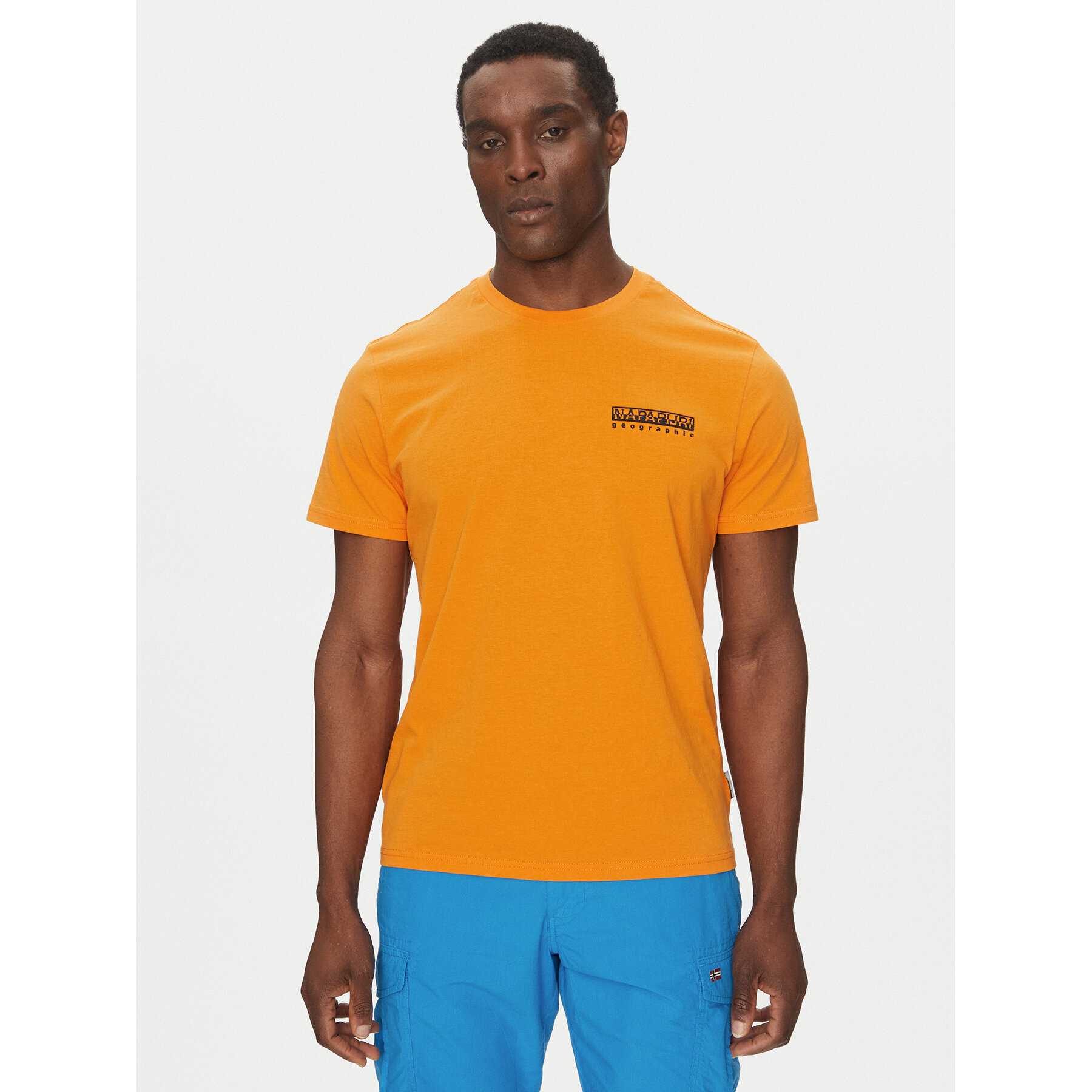 Napapijri T-Shirt S-Vignoni NP0A4ILX Pomarańczowy Regular Fit