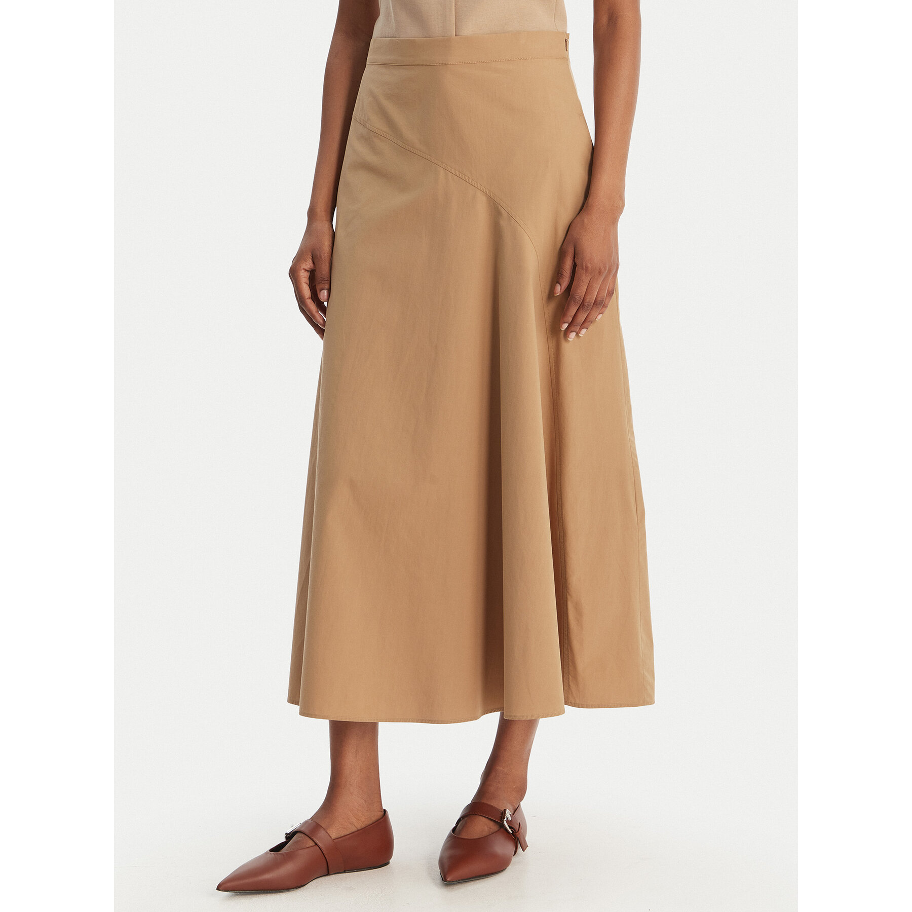 Weekend Max Mara Spódnica trapezowa Zattera 2615101042 Beżowy Regular Fit
