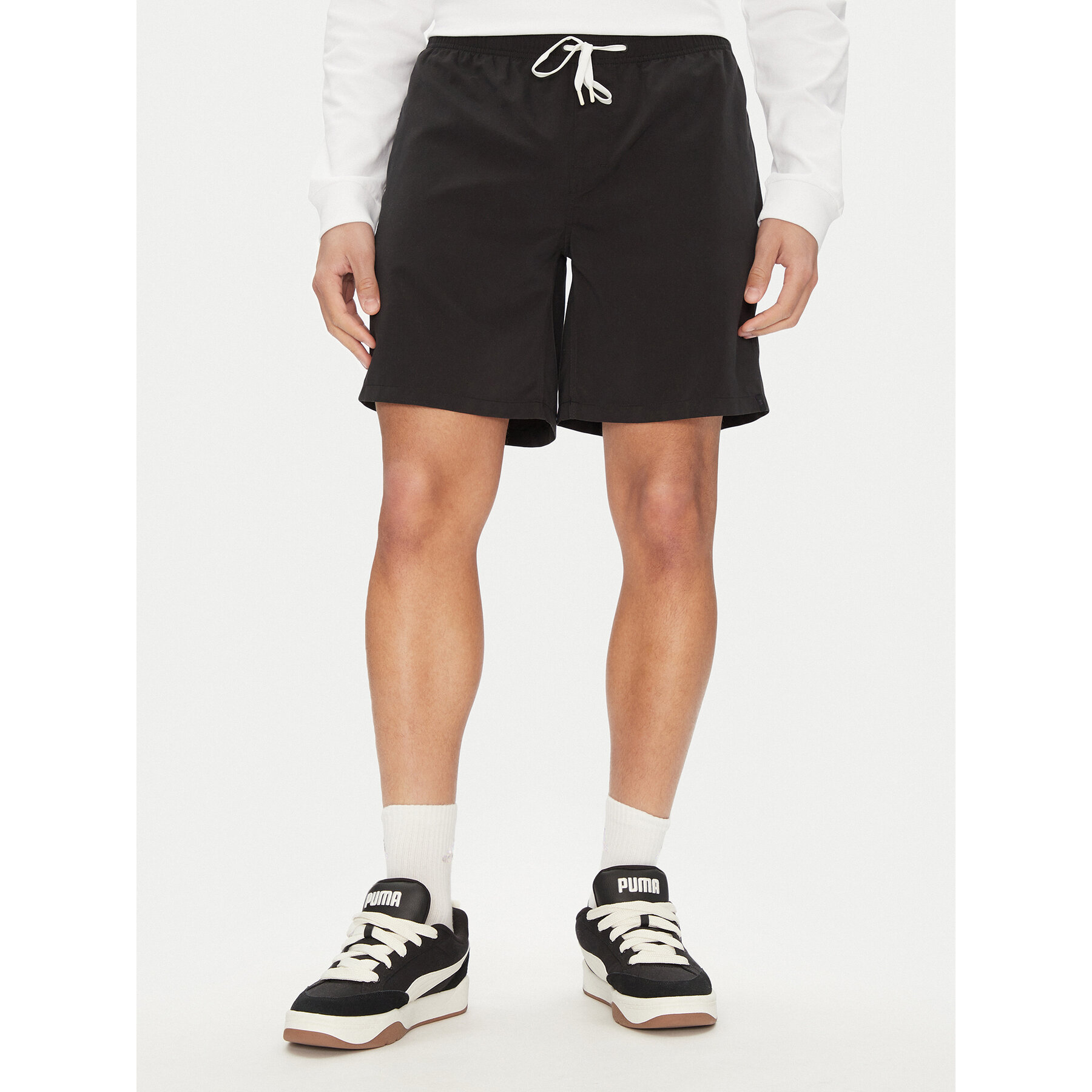 DC Shoes Szorty sportowe ADYWS03079 Czarny Relaxed Fit