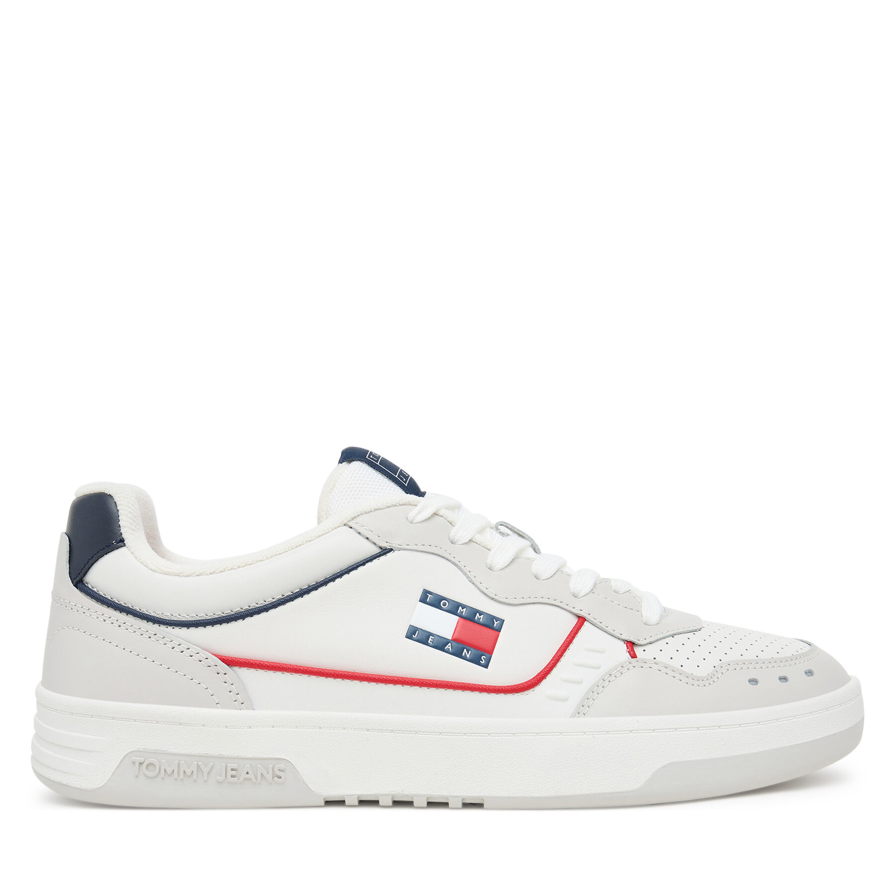Tommy Jeans Sneakersy Tjm Cupsole Elevated EM0EM01585 Écru