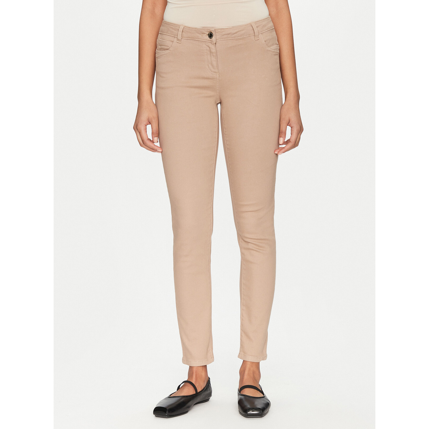 Morgan Jeansy 211-PETRA1 Brązowy Skinny Fit