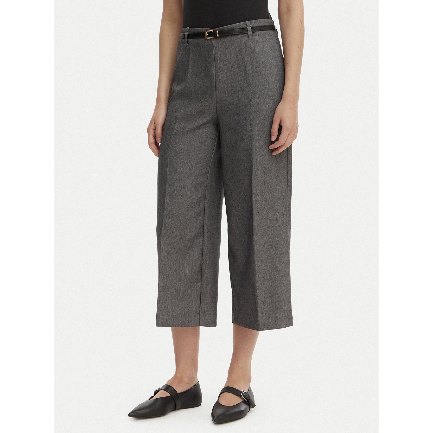 Vero Moda Kuloty Elma 10339926 Szary Wide Leg