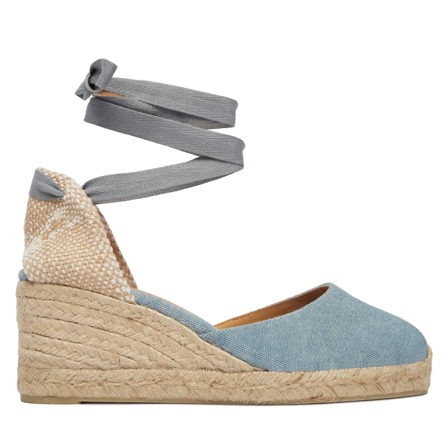 Castañer Espadryle Carina 21644 Niebieski jasny