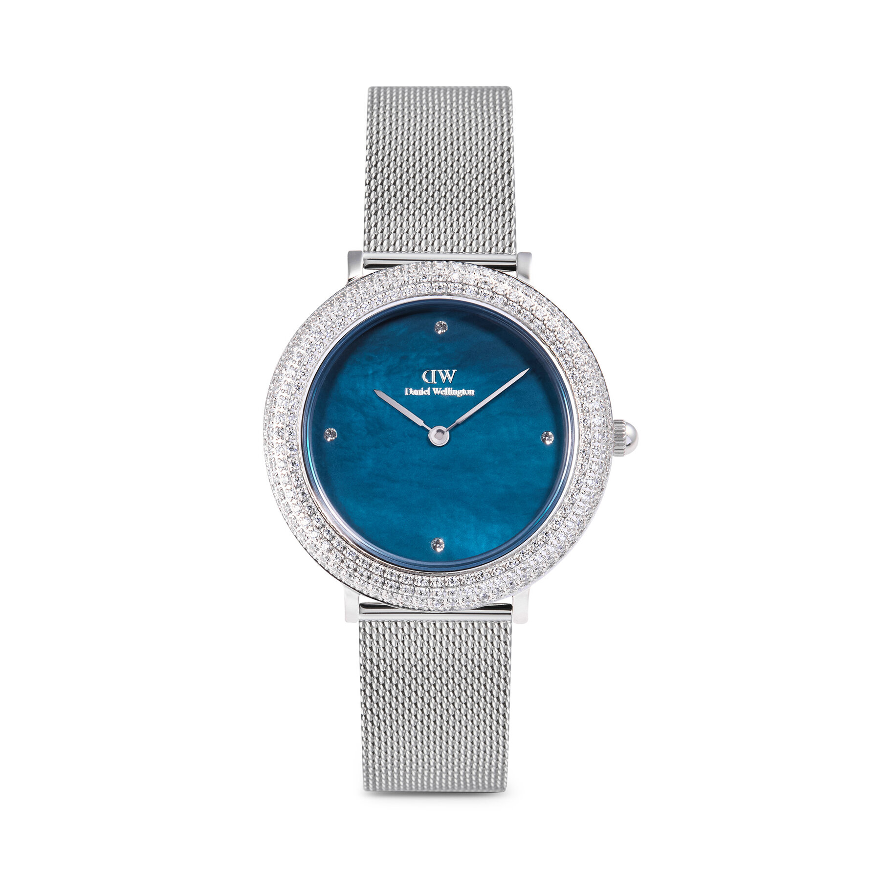 Daniel Wellington Zegarek Crystalline Bezel 3 DW00100825 Srebrny