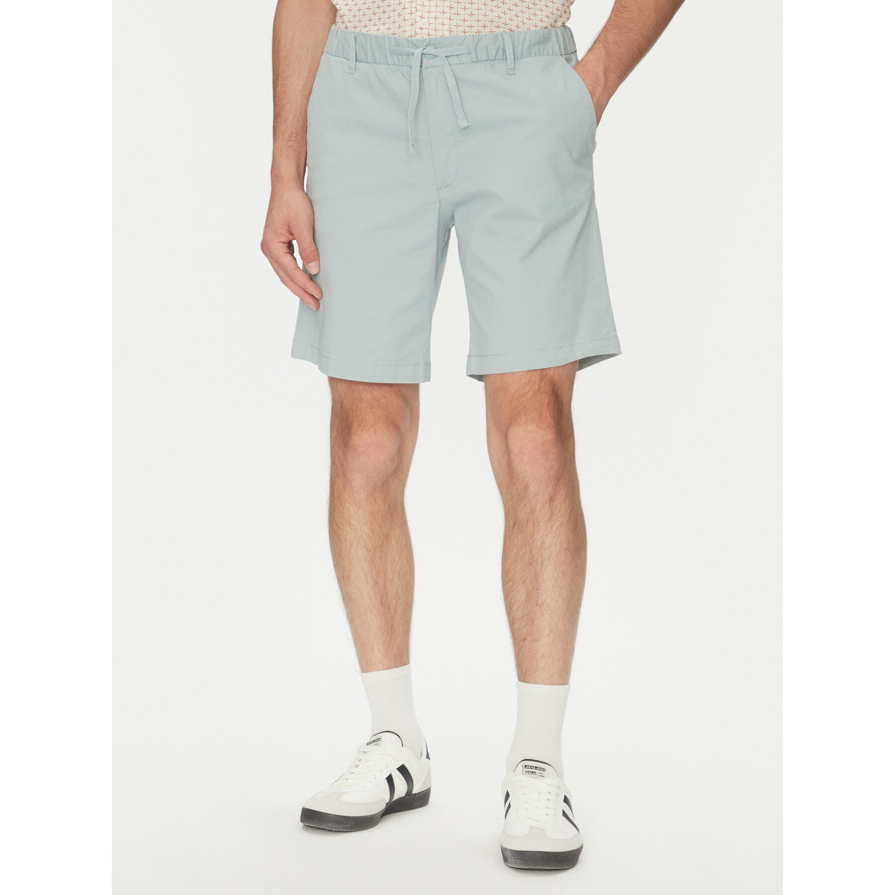 Jack & Jones Szorty materiałowe Jaiden 12274983 Błękitny Relaxed Fit