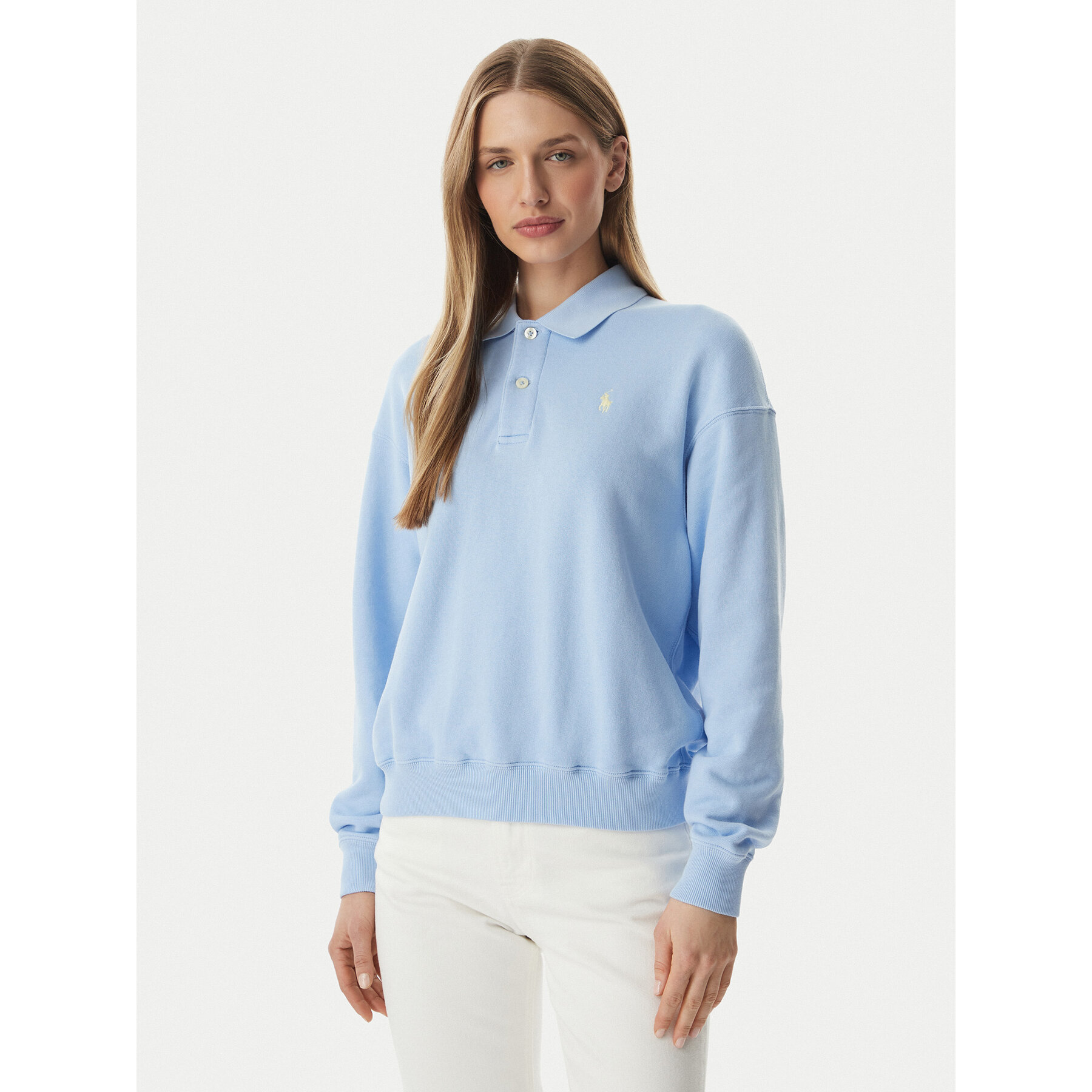 Polo Ralph Lauren Bluza 211965097500 Niebieski jasny Relaxed Fit