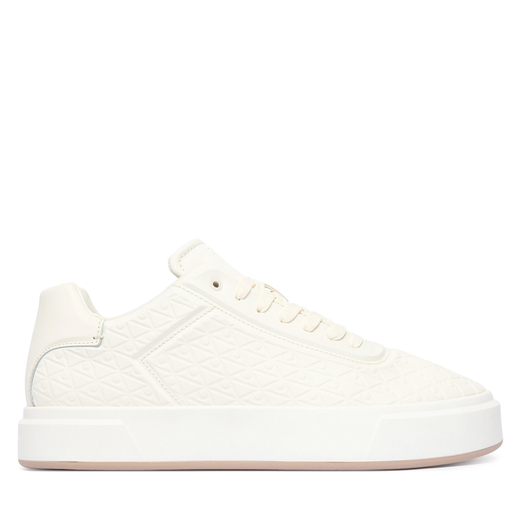 Calvin Klein Sneakersy Basket Cup Oxf Lup Hf HM0HM02132 Kremowy