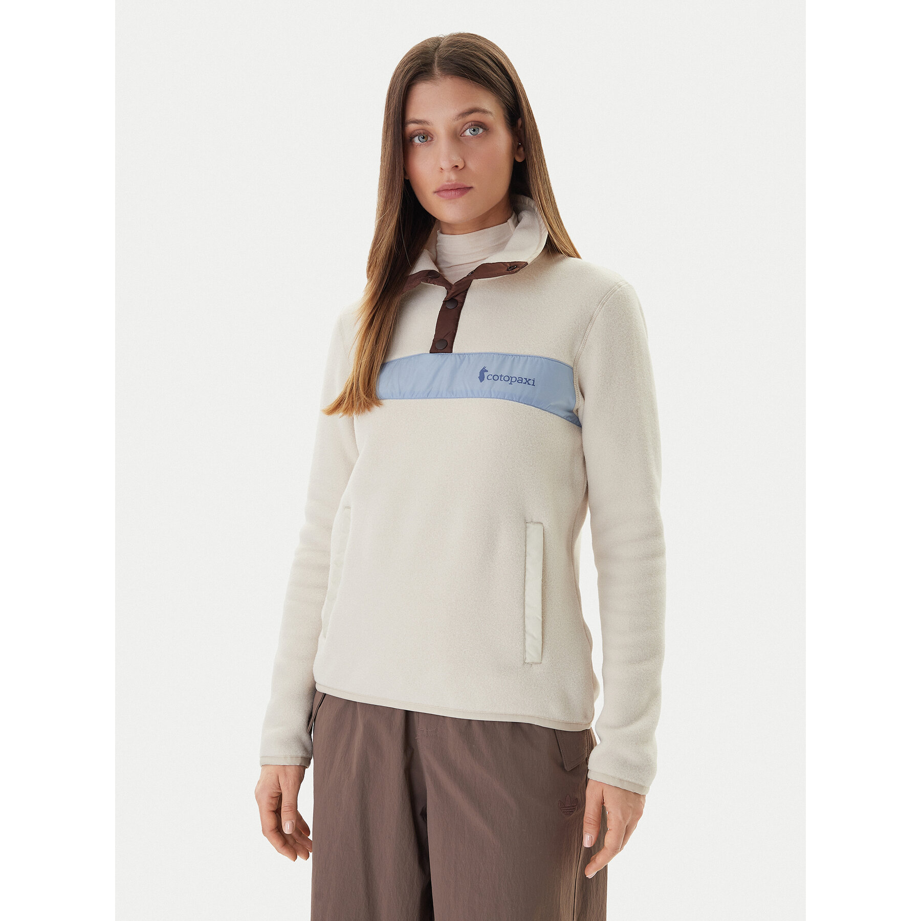 Cotopaxi Polar Teca Fleece Full F21471W174 Écru Regular Fit