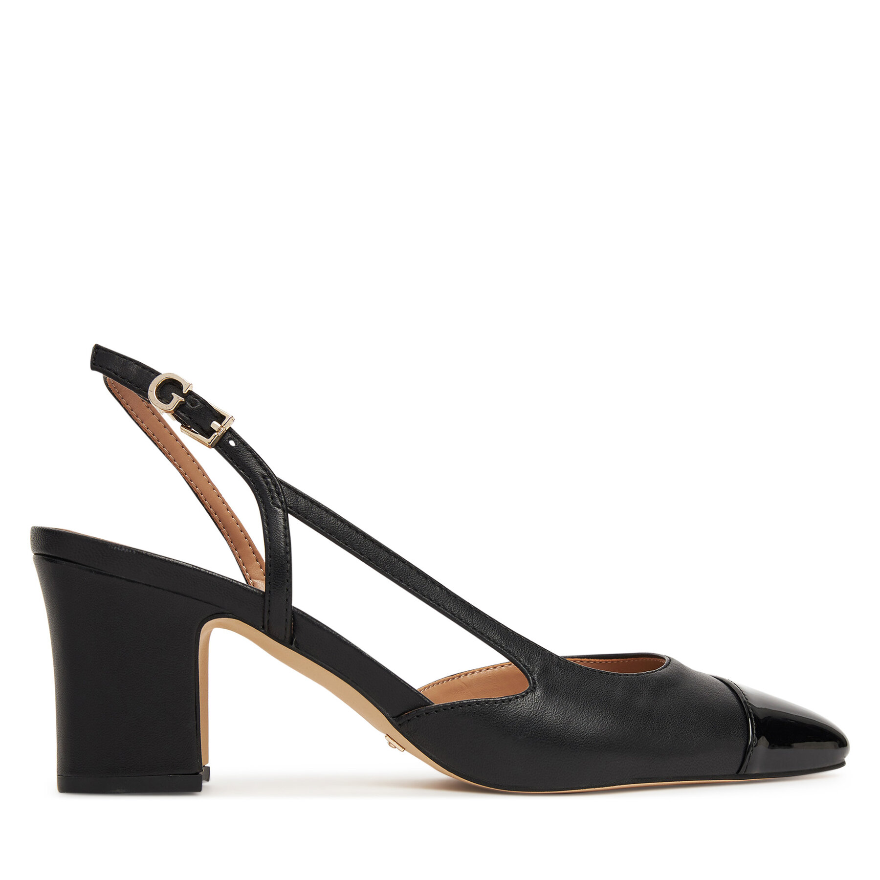 Guess Czółenka FLTLOI LEP05 Czarny
