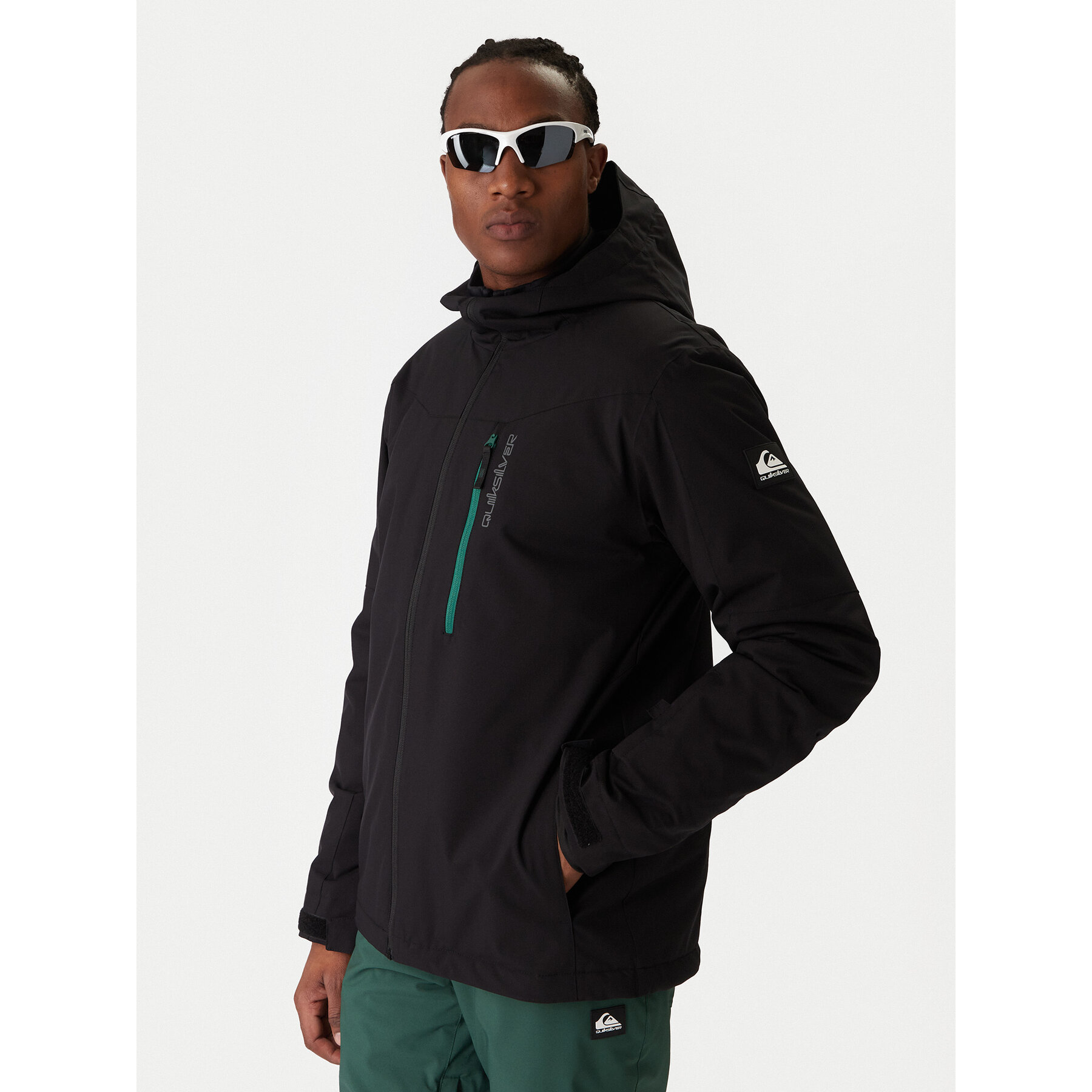 Quiksilver Kurtka snowboardowa Titano JK EQYTJ03513 Czarny Relaxed Fit