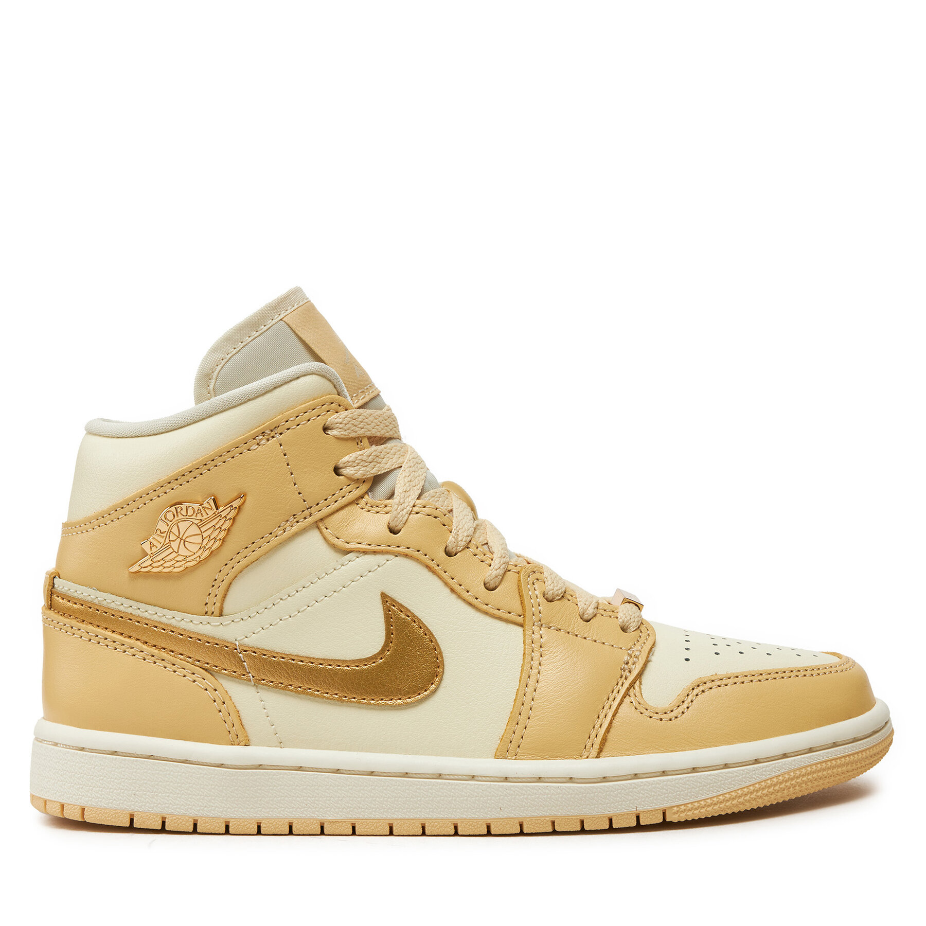 Nike Sneakersy Air Jordan 1 Mid Se FB9892 200 Écru