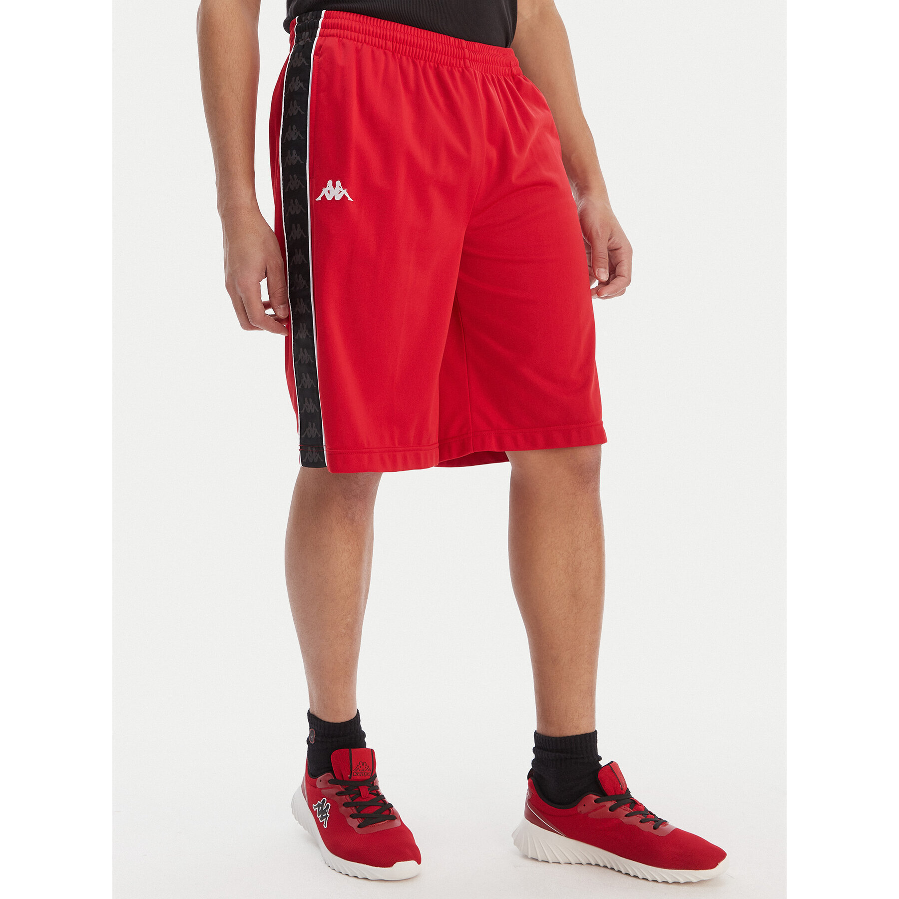 Kappa Szorty sportowe Banda Treadwellz 304KQ20 Czerwony Regular Fit