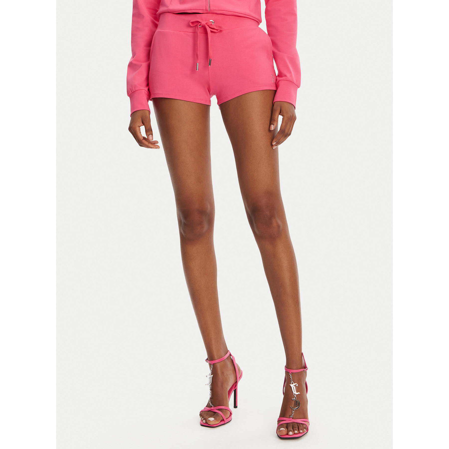 Juicy Couture Szorty sportowe JCWHS125312 Różowy Loose Fit