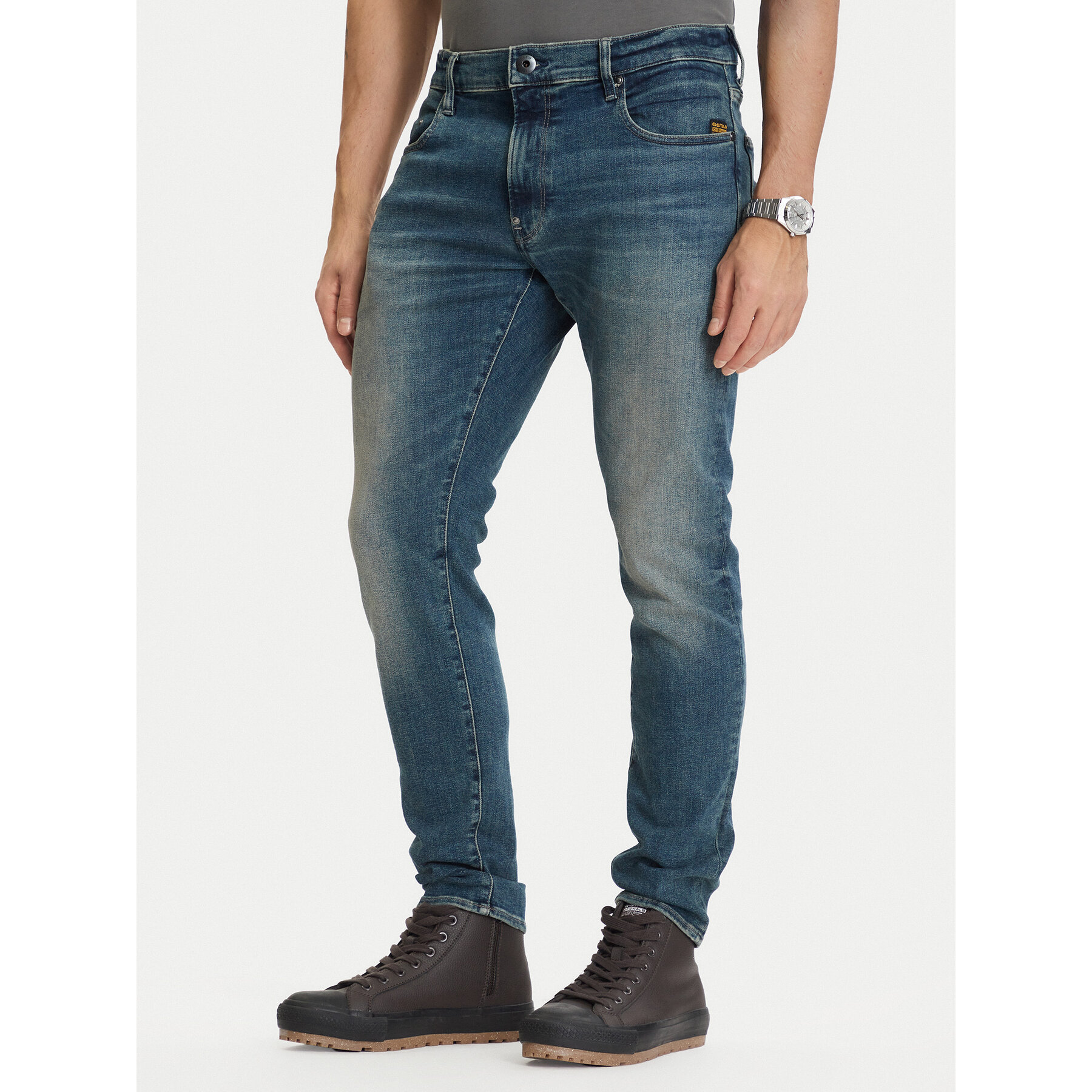 G-Star Raw Jeansy Revend D20071-D634 Niebieski Skinny Fit