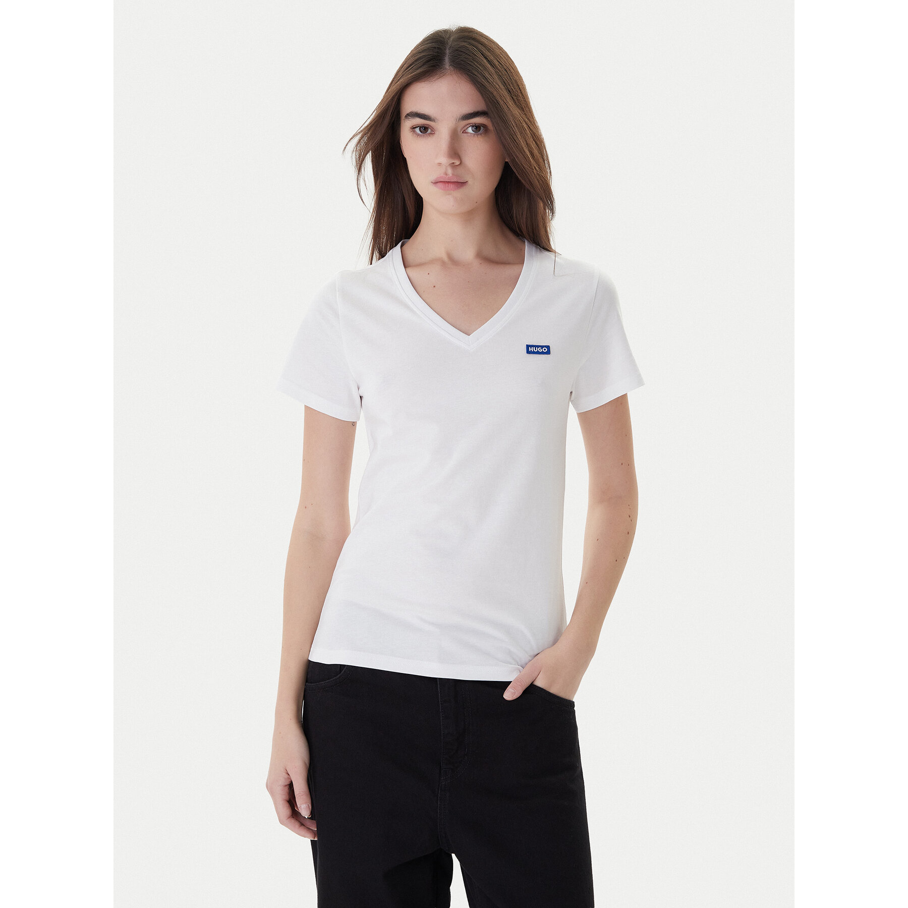 Hugo T-Shirt Classic 50513667 Biały Regular Fit