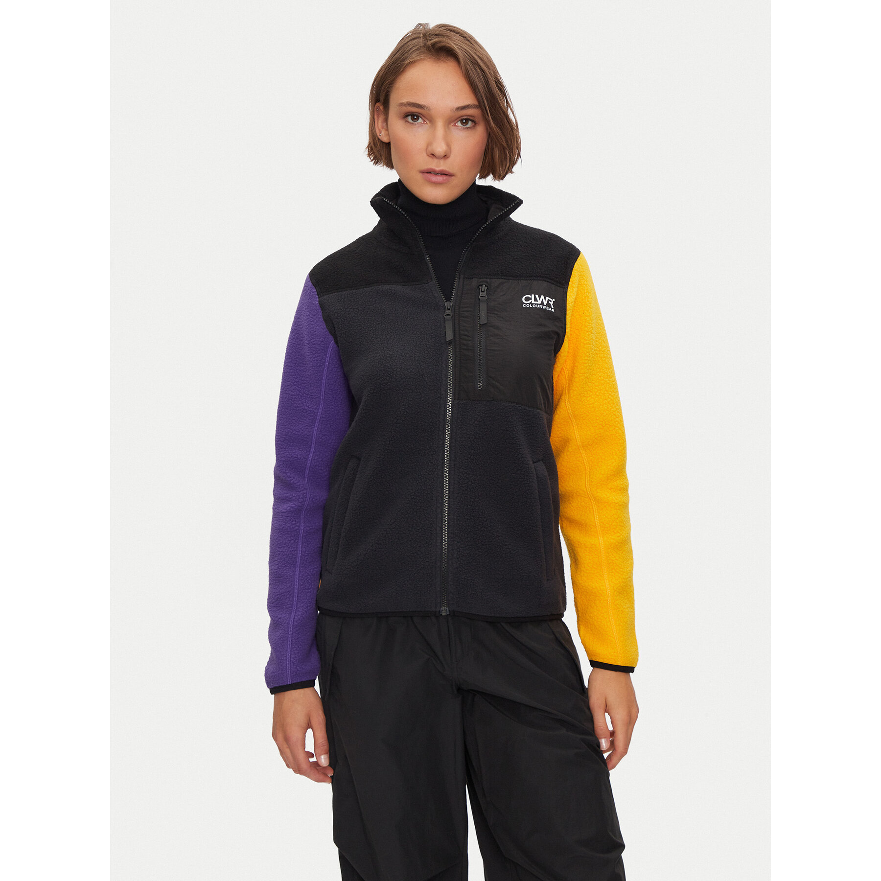 Colourwear Polar Pile Jkt 2.0 7010348 Kolorowy Regular Fit