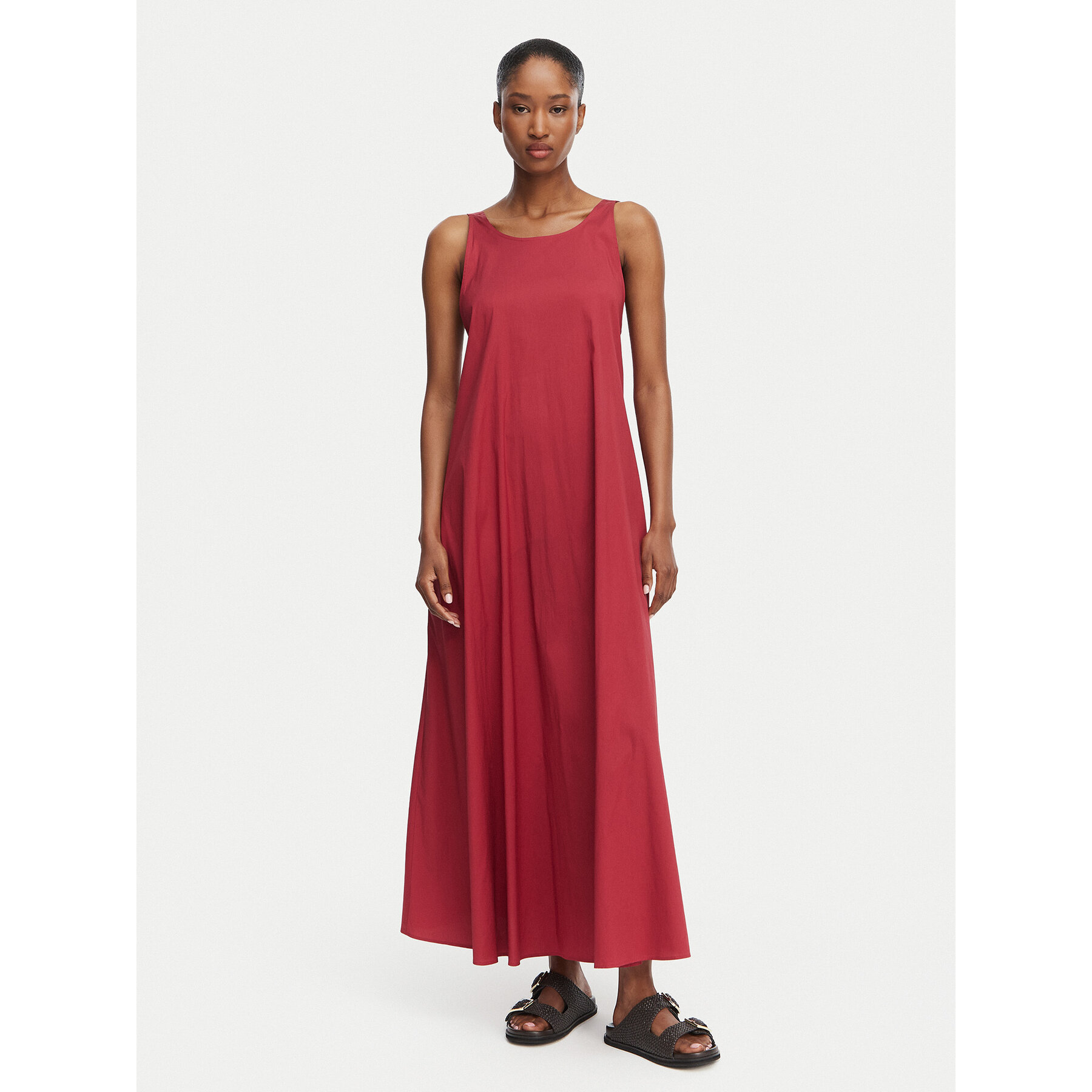 Max Mara Beachwear Sukienka codzienna 2616221039650 Czerwony Regular Fit