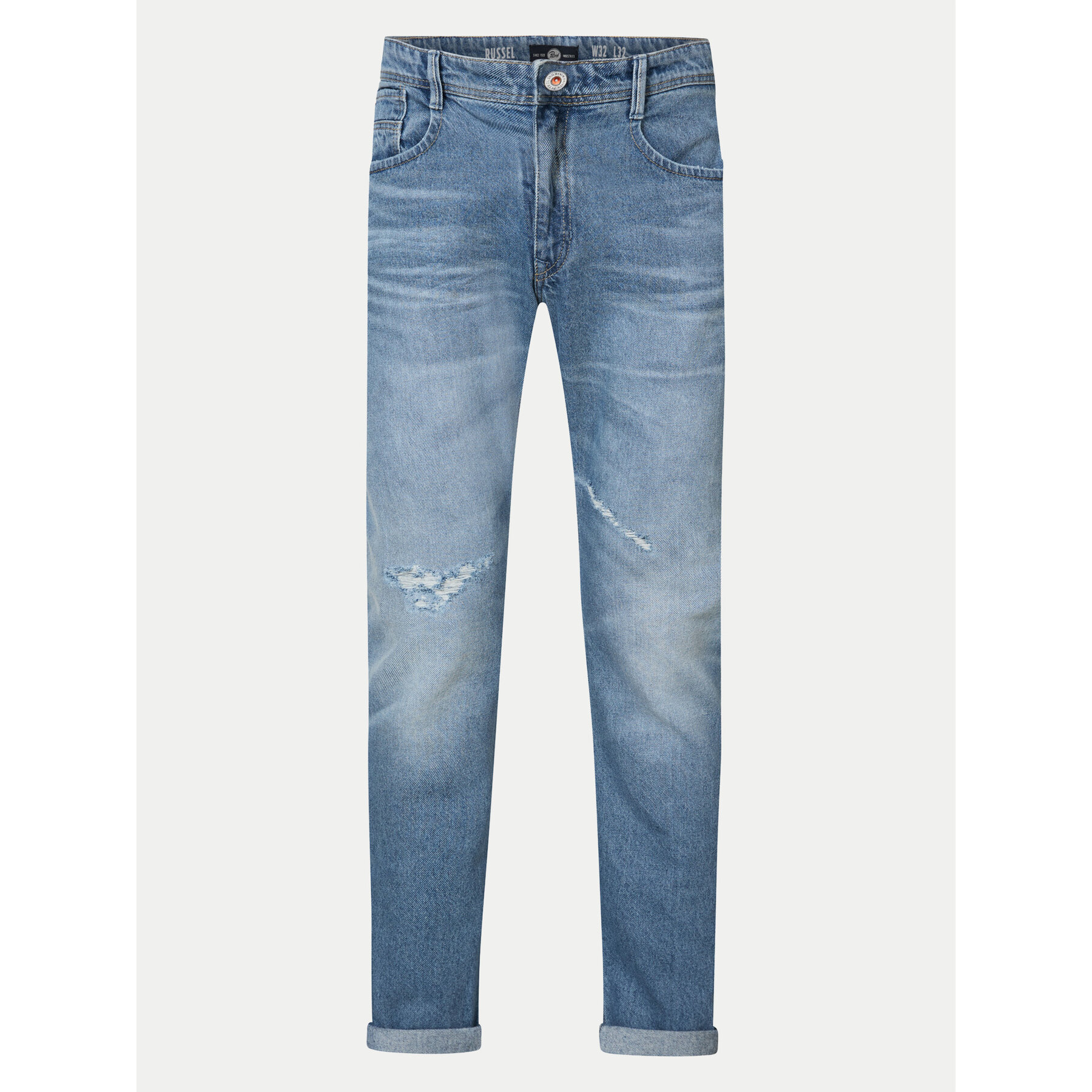 Petrol Industries Jeansy M-1040-DNM056 Niebieski Tapered Fit