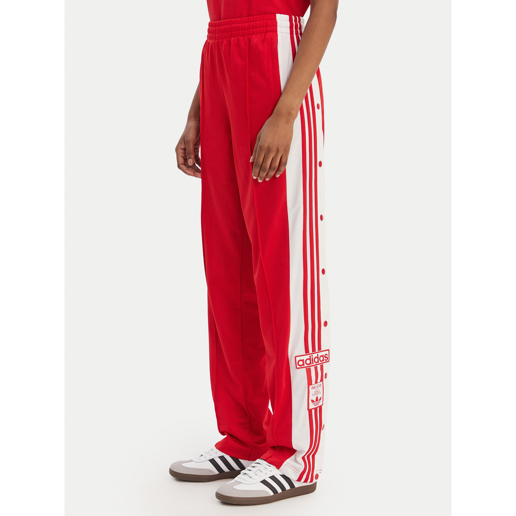 adidas Spodnie dresowe Adibreak KD6324 Czerwony Loose Fit