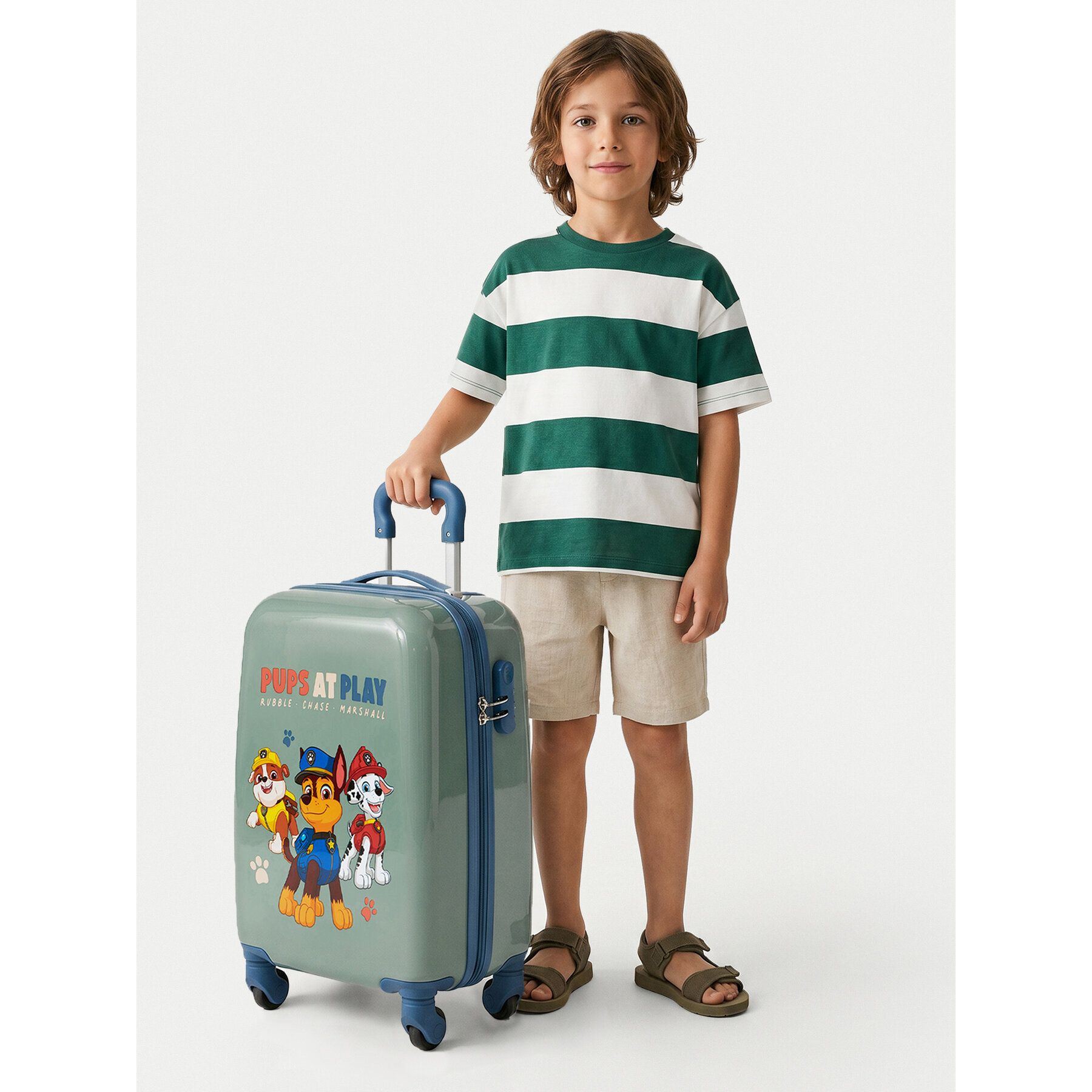 Paw Patrol Walizka dziecięca CEO-ACCCS-SS26-104PAW-S Szary ciemny