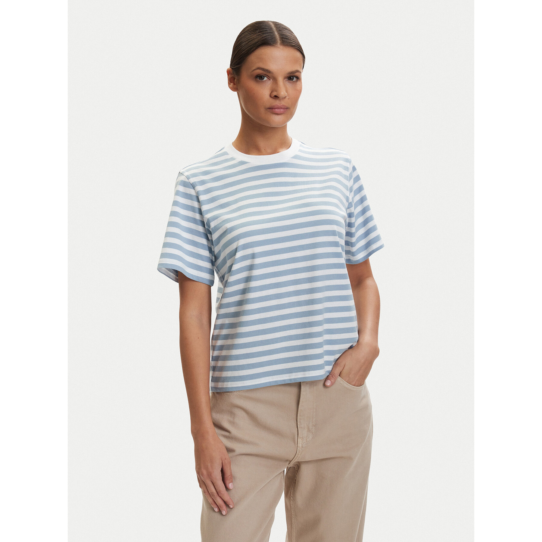 ONLY T-Shirt Livina 15272227 Niebieski Regular Fit