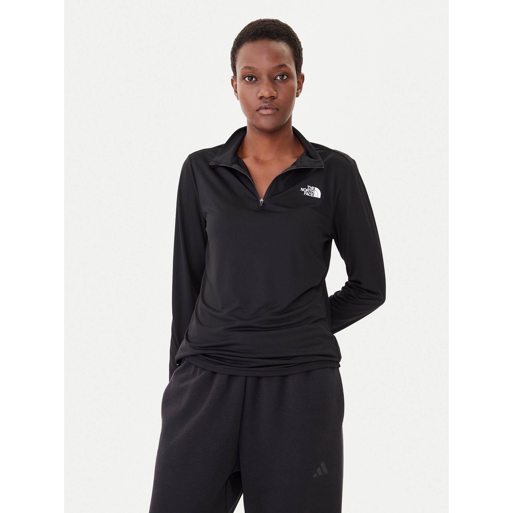 The North Face Koszulka techniczna Flex NF0A8BRQ Czarny Slim Fit