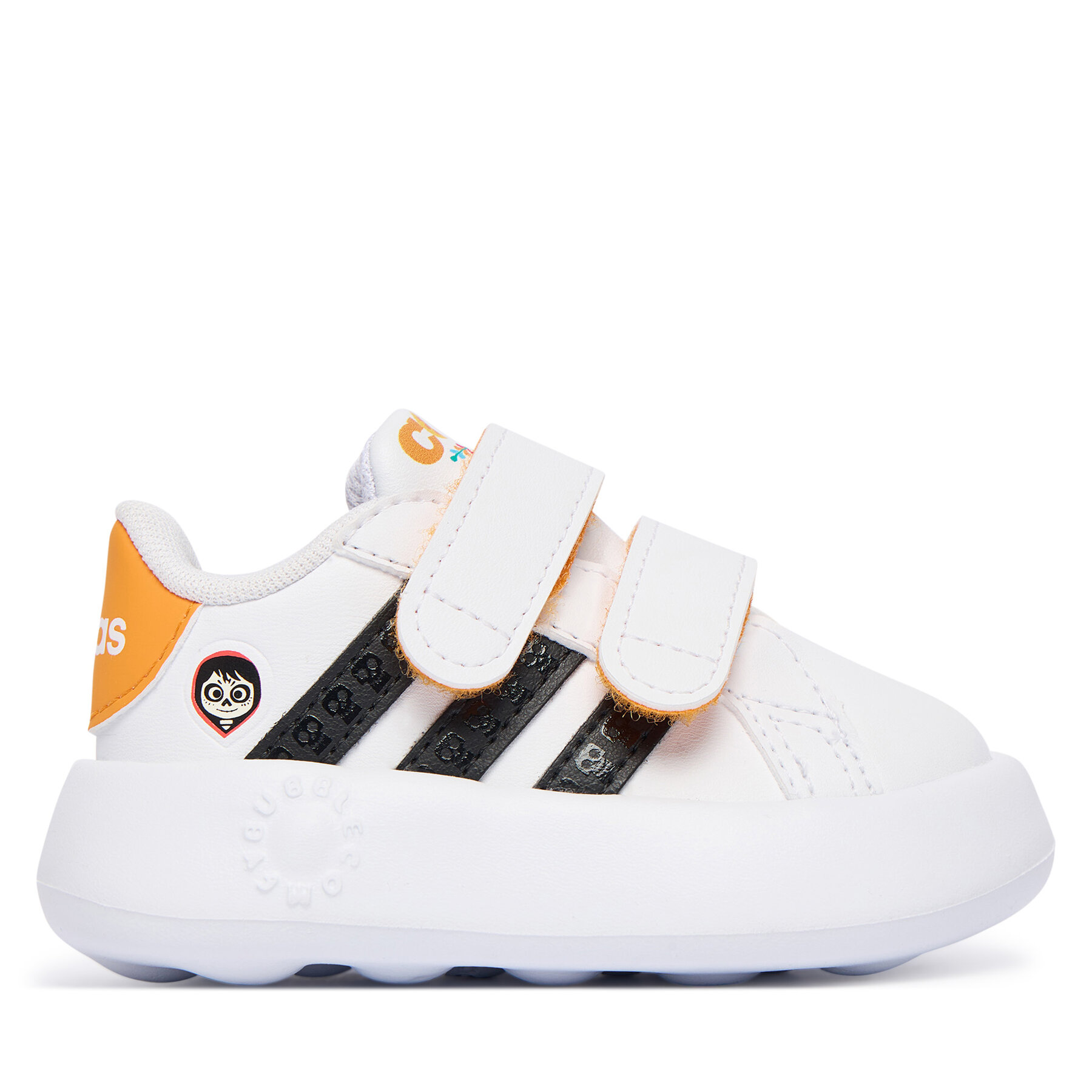 adidas Sneakersy Disney Coco Grand Court JR5625 Biały