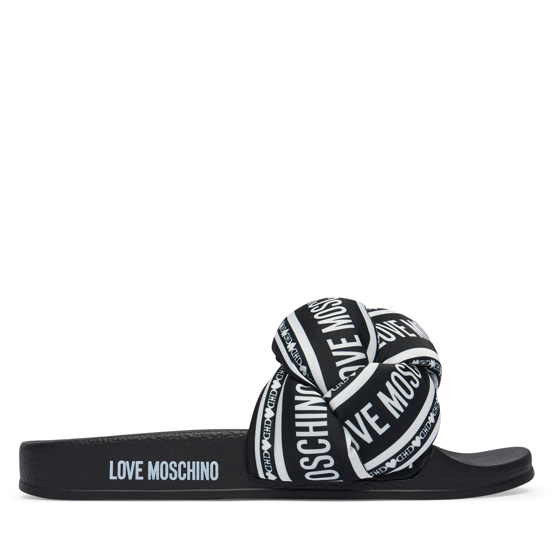 LOVE MOSCHINO Klapki JA28312G0OIW300A Czarny
