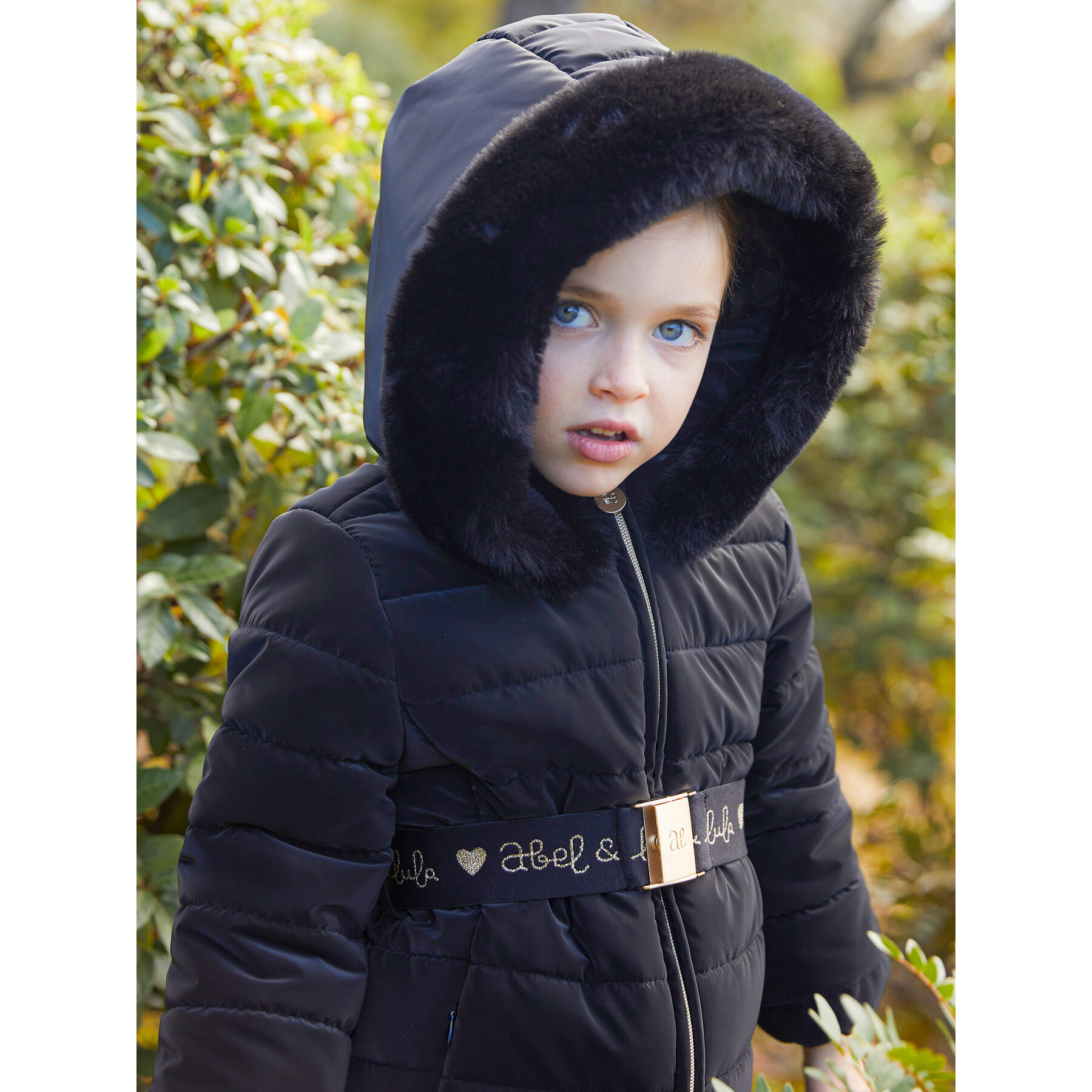 Abel & Lula Kurtka zimowa 5839 Czarny Regular Fit