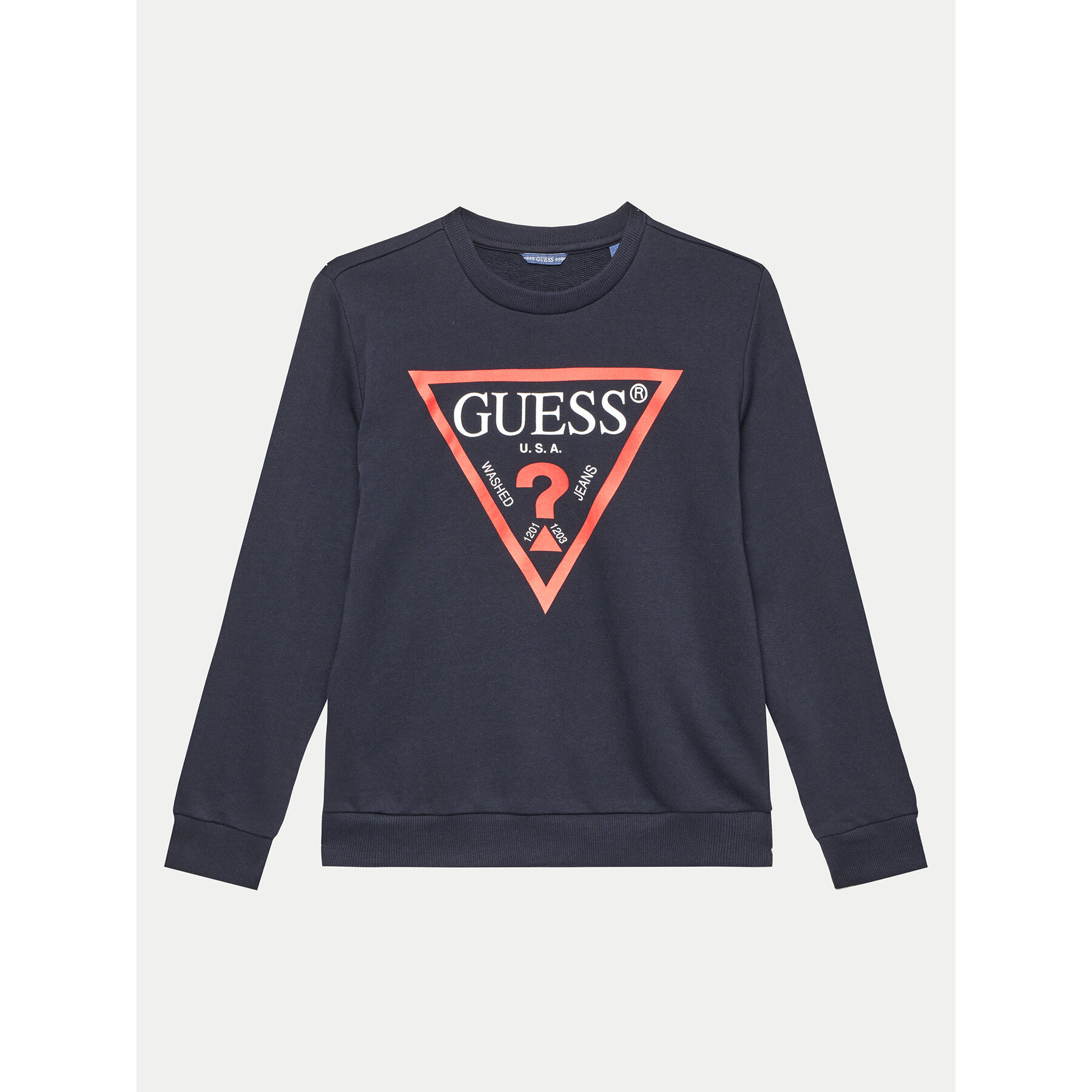Guess Bluza L73Q09 KAUG0 Granatowy Regular Fit