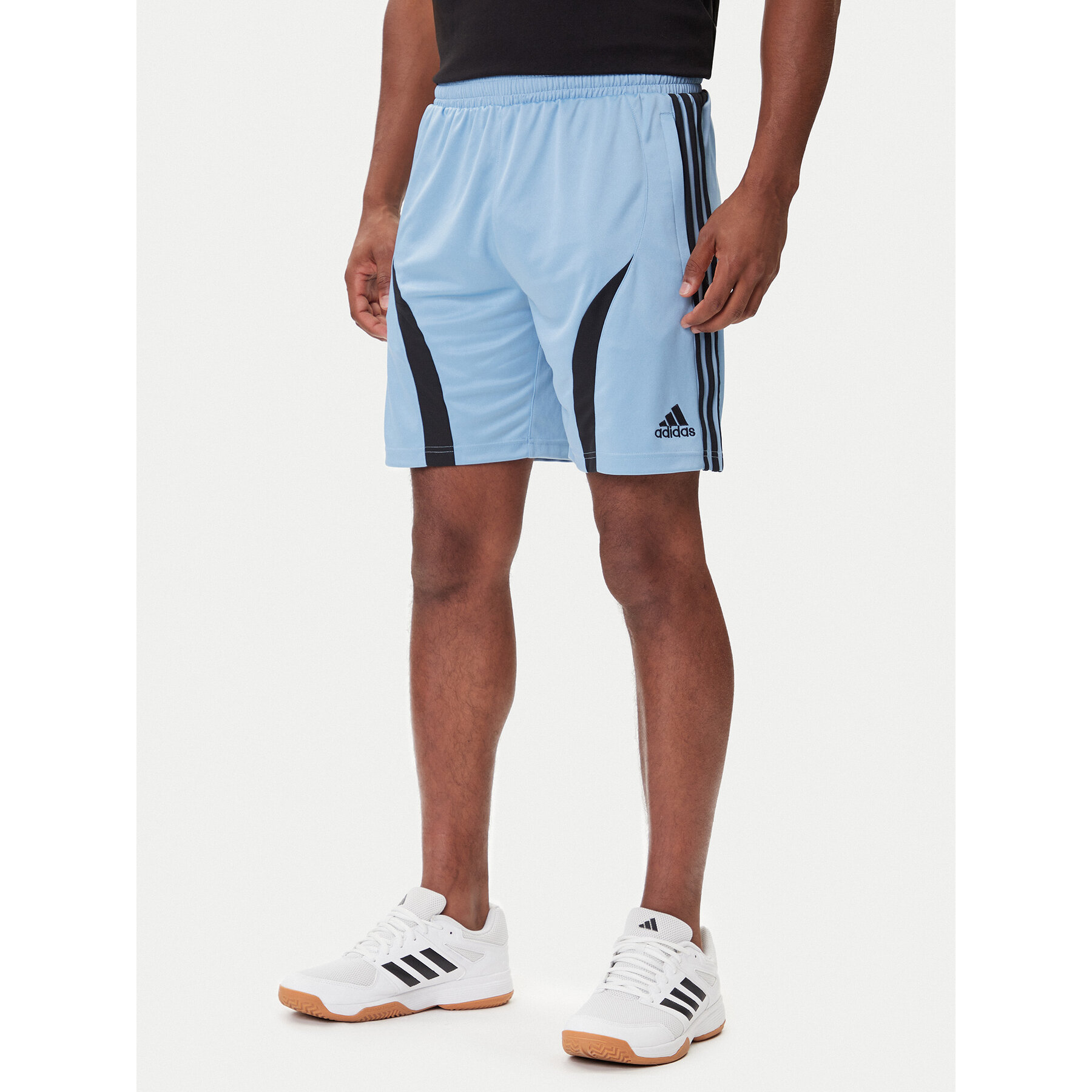 adidas Szorty sportowe Teamgeist adicolor JW1348 Błękitny Regular Fit