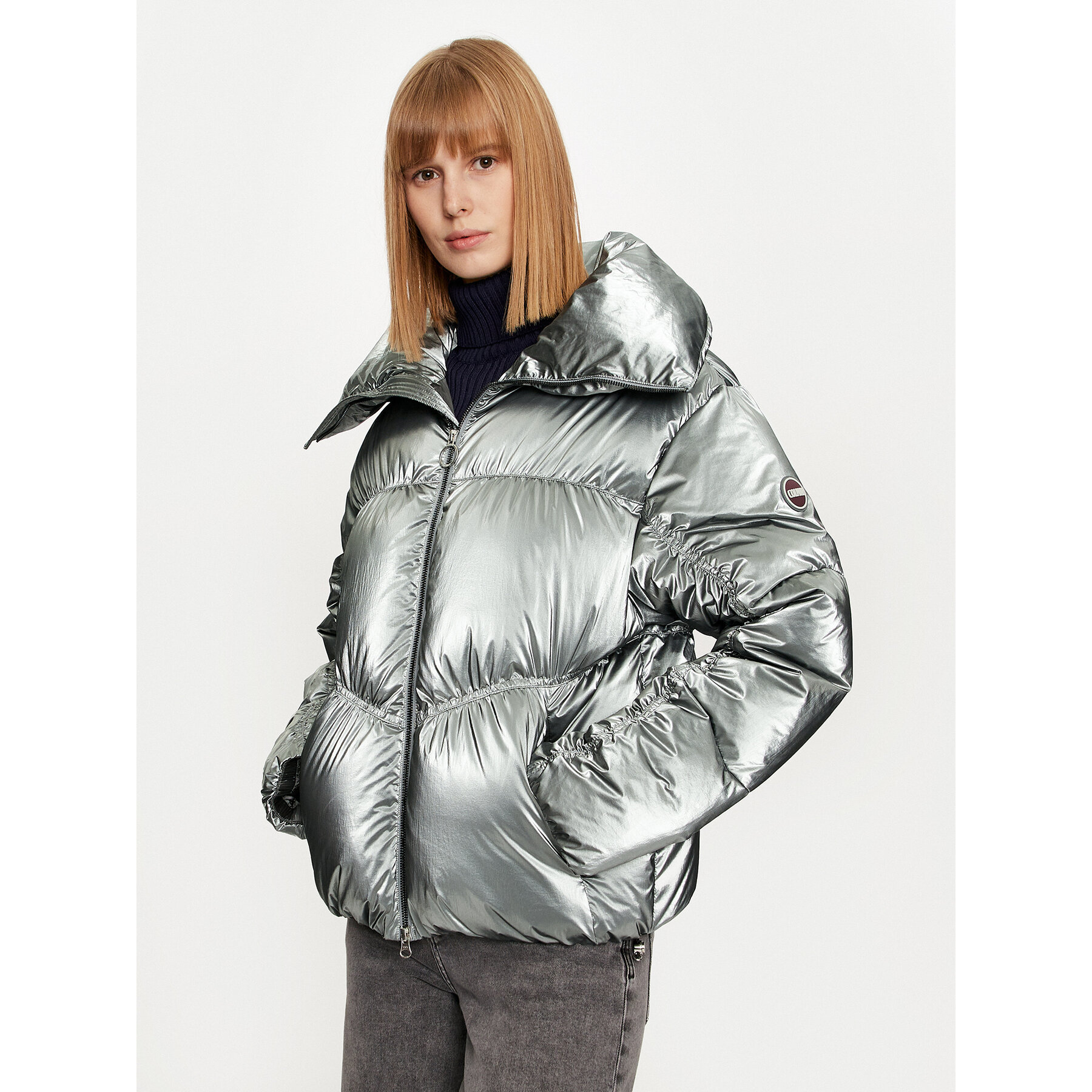 Colmar Kurtka puchowa 2283 9YM Srebrny Oversize