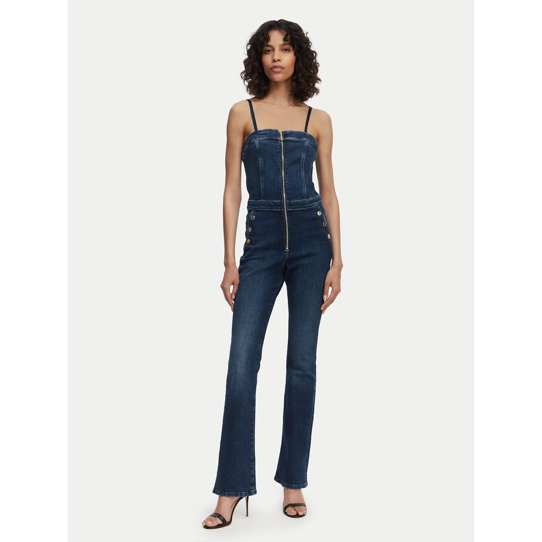 Guess Kombinezon W6RD0I D6883 Niebieski Regular Fit