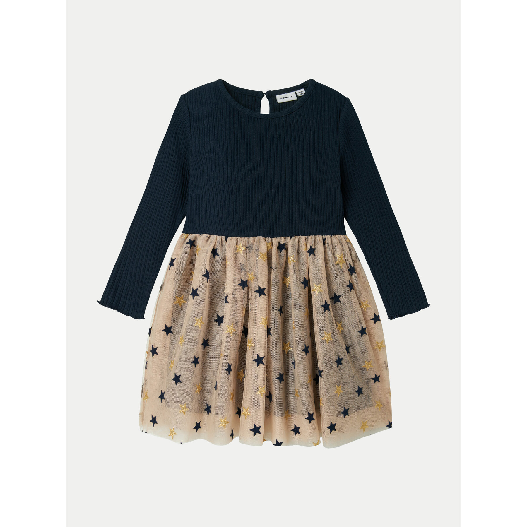 NAME IT Sukienka codzienna 13236039 Granatowy Regular Fit