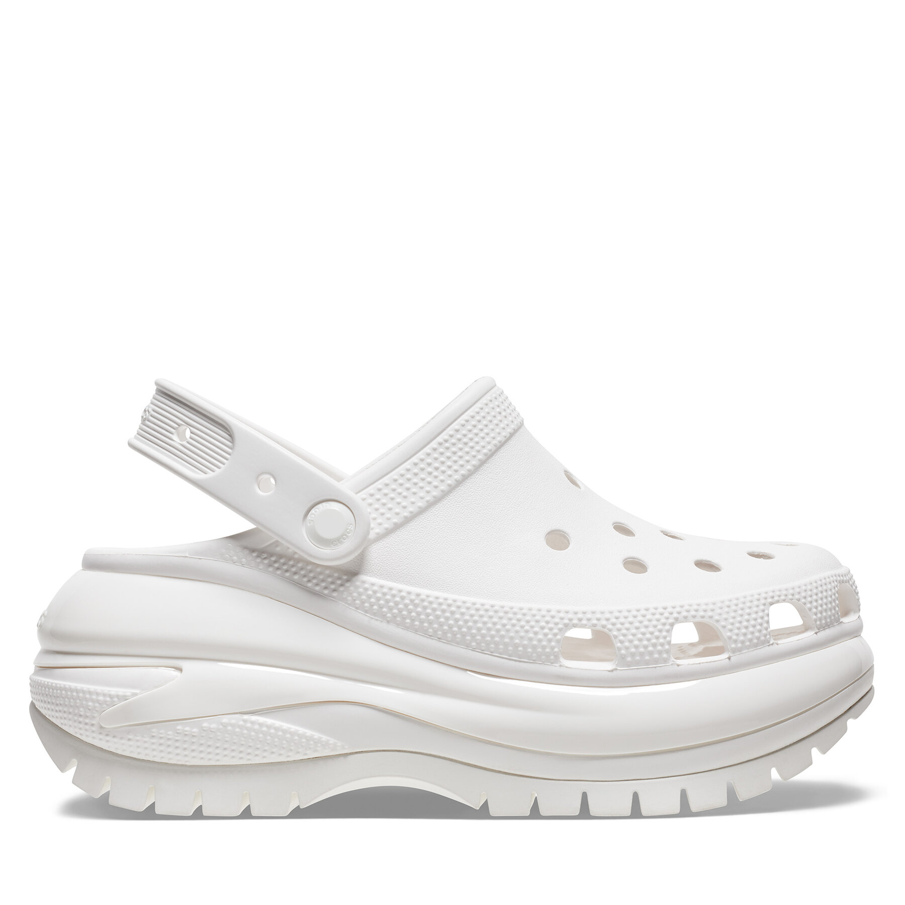Crocs Klapki Classic Mega Crush Clog 207988 Biały