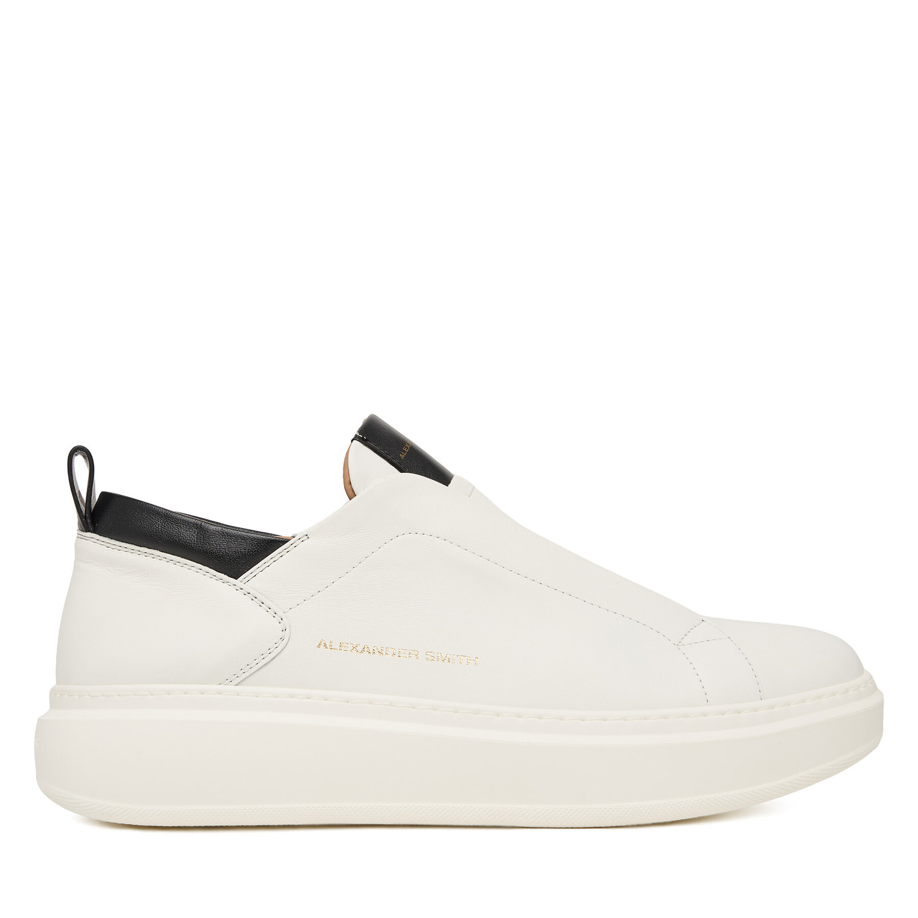 Alexander Smith Sneakersy Wembley Man Slip-On ASBDWLM 2384 Biały