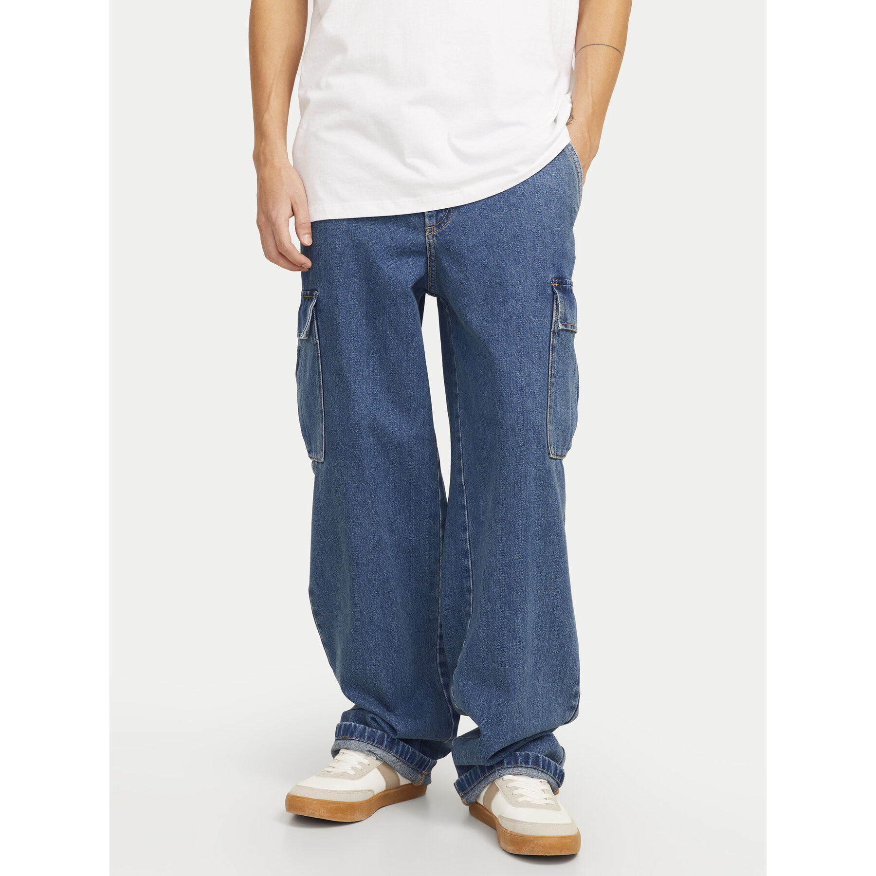 Jack & Jones Jeansy Bill 12270261 Niebieski Relaxed Fit