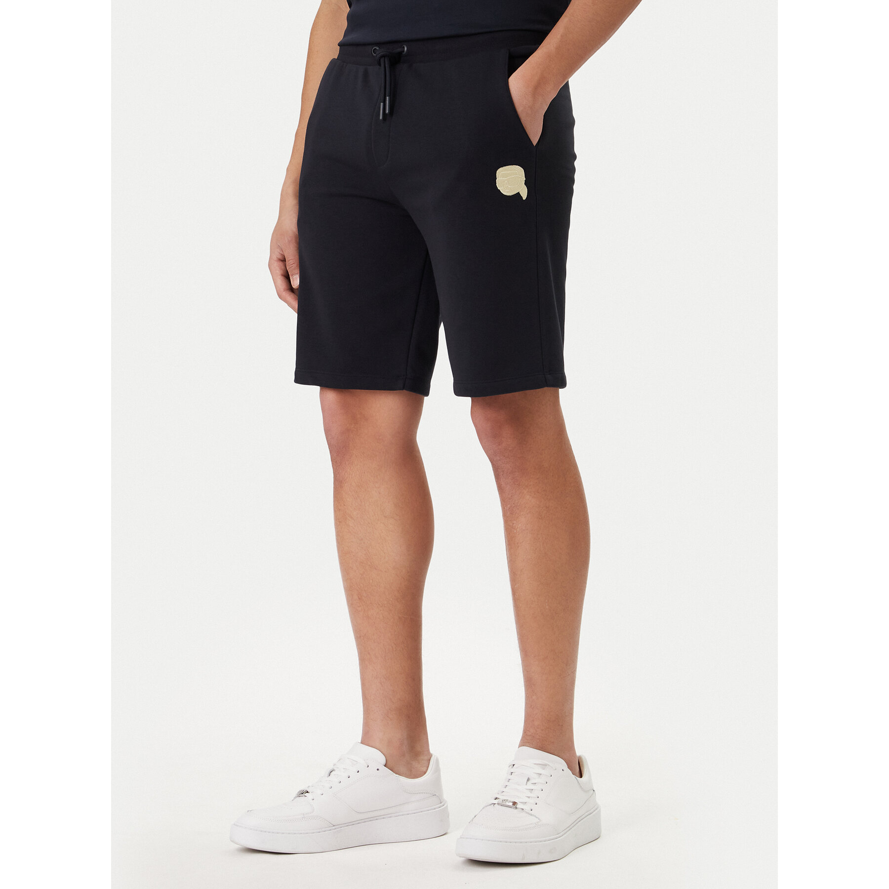 KARL LAGERFELD Szorty sportowe 705118 562900 Granatowy Loose Fit