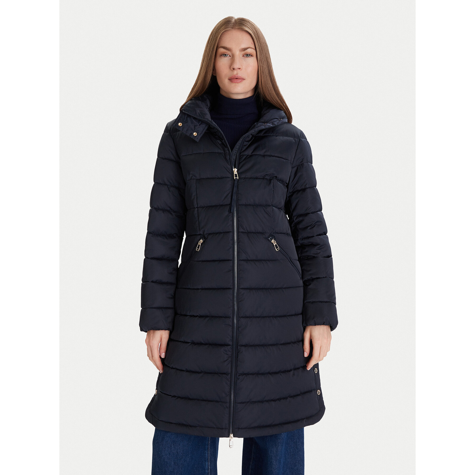 JOOP! Kurtka zimowa Christin 30048849 Granatowy Regular Fit