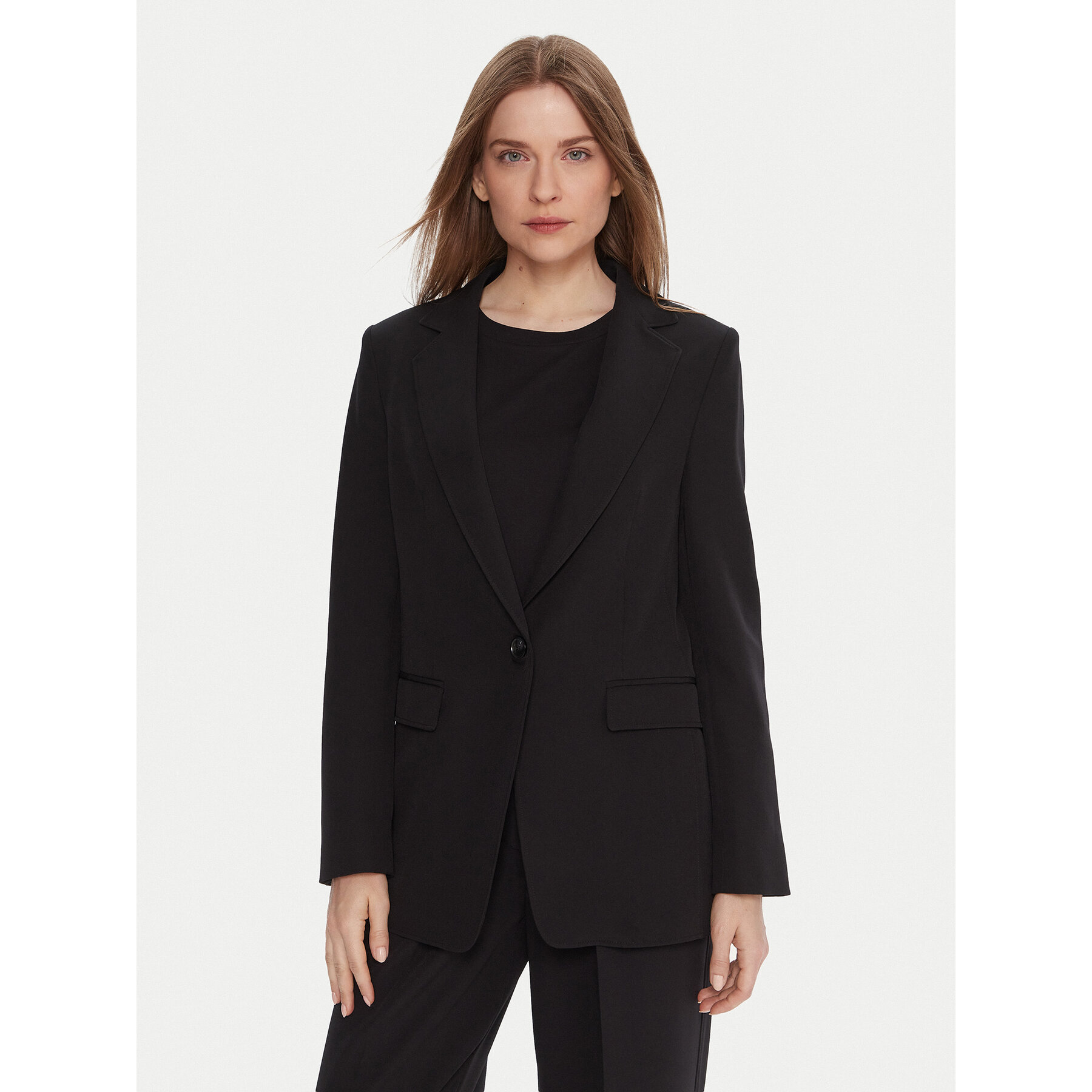BOSS Marynarka C_Jabla3 50549396 Czarny Regular Fit
