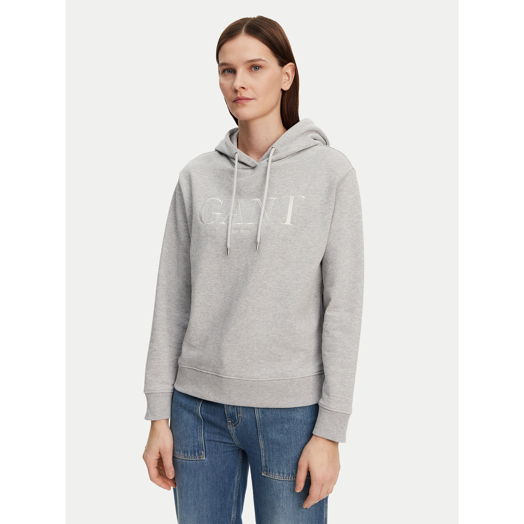 Gant Bluza 4200503 Szary Regular Fit