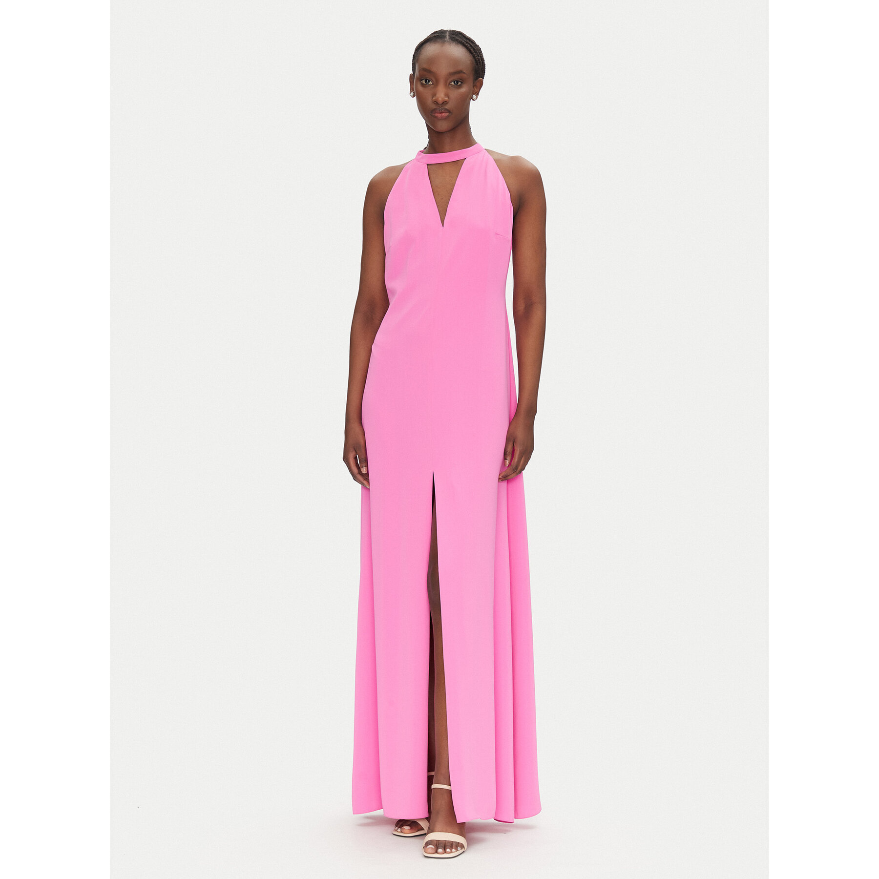 ACCESS FASHION Sukienka wieczorowa 53-3388-145 Różowy Regular Fit