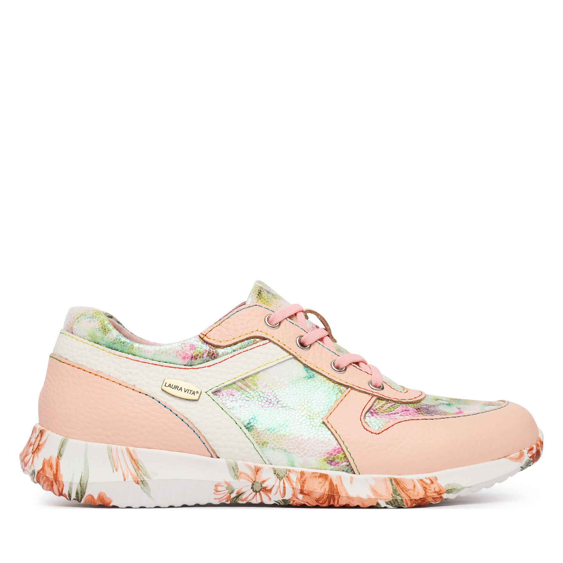 Laura Vita Sneakersy Joctao 30 Różowy