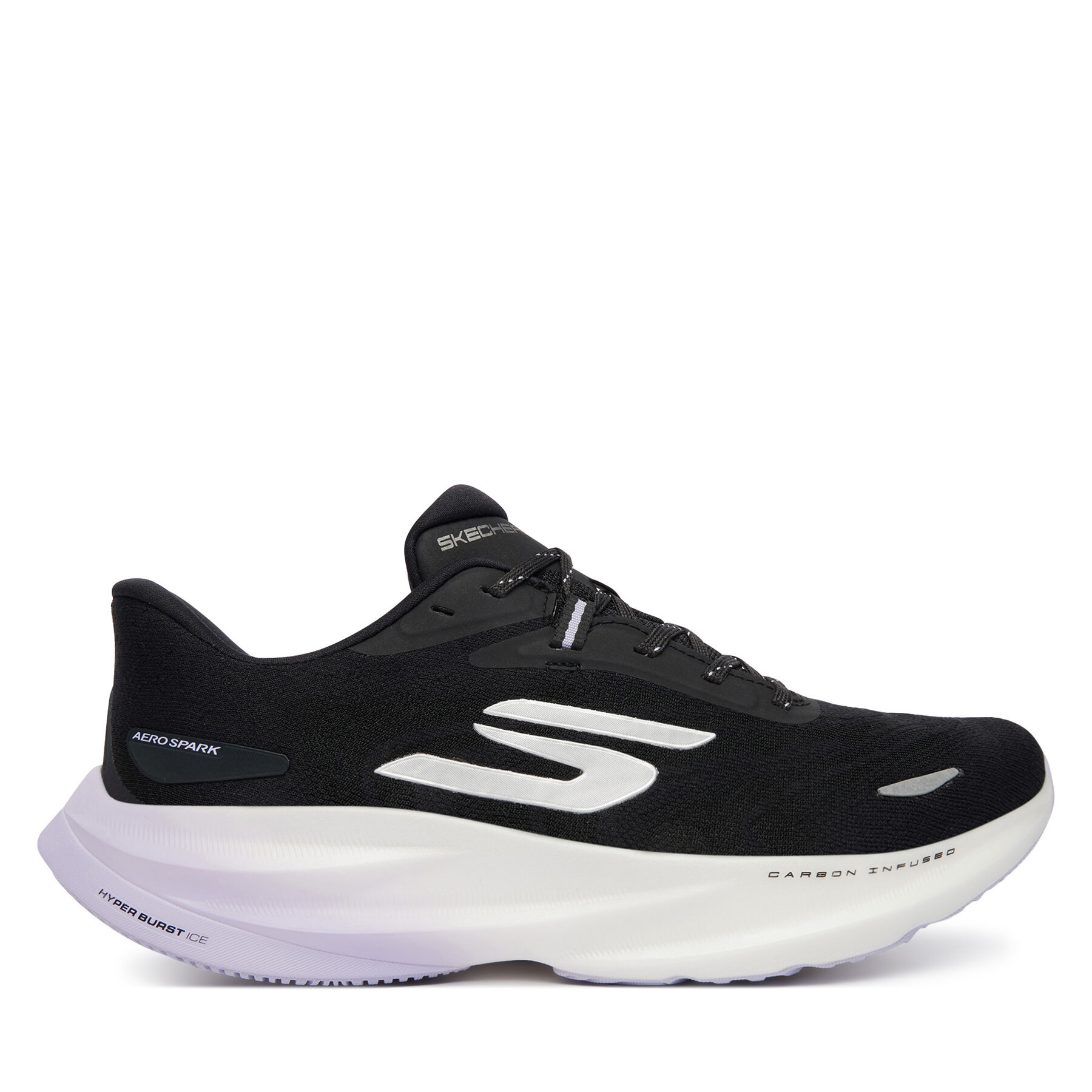 Skechers Buty do biegania Aero Spark 172200/BKPR Czarny