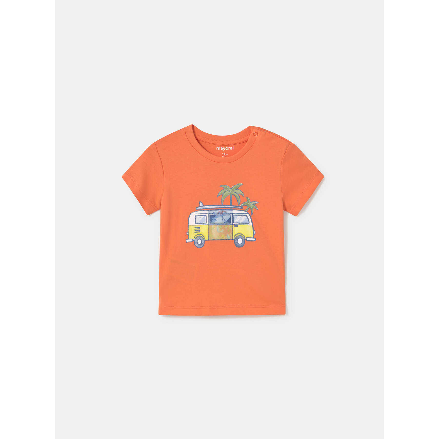 Mayoral T-Shirt 1063 Pomarańczowy Regular Fit
