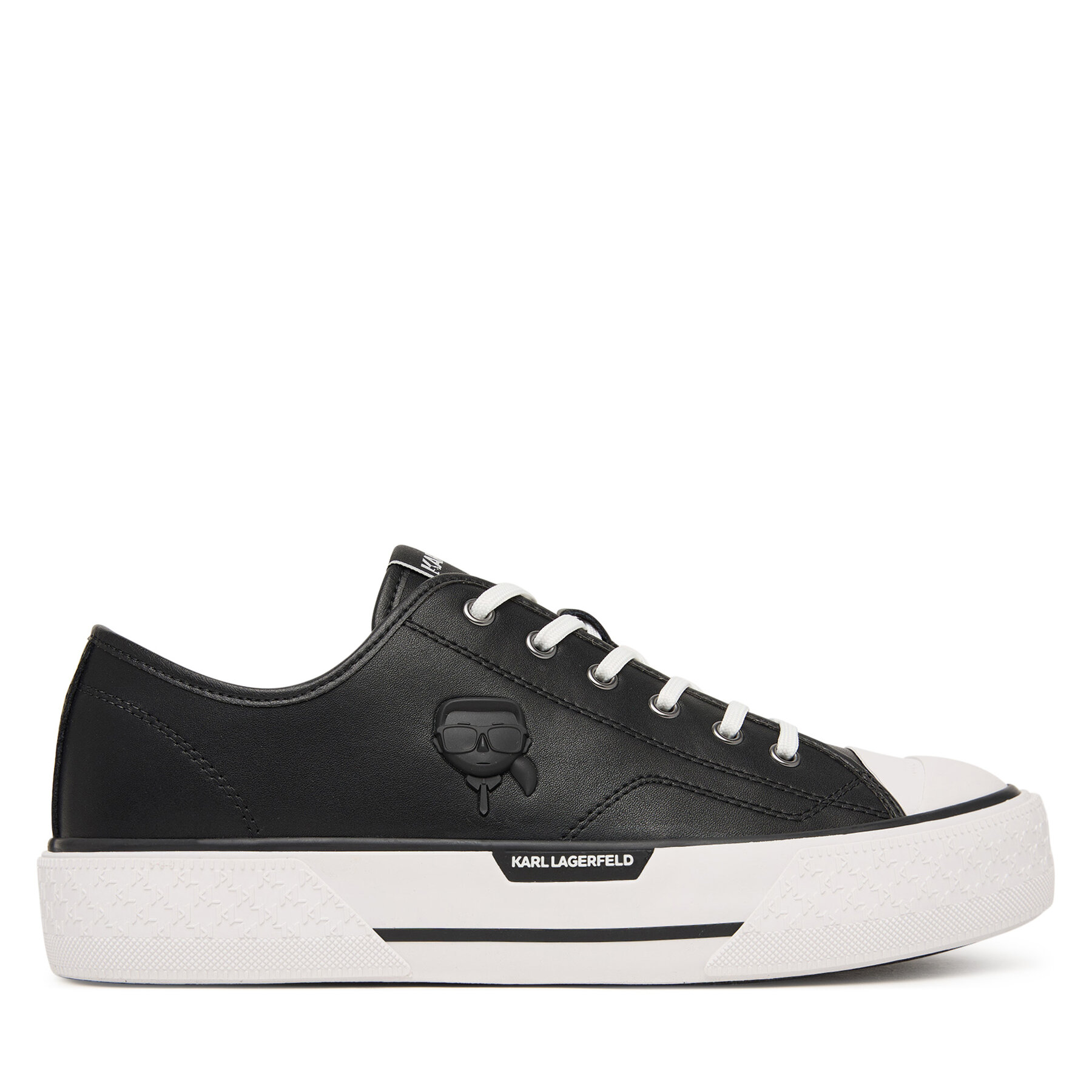 KARL LAGERFELD Trampki Kampus Max III KL50470N Czarny